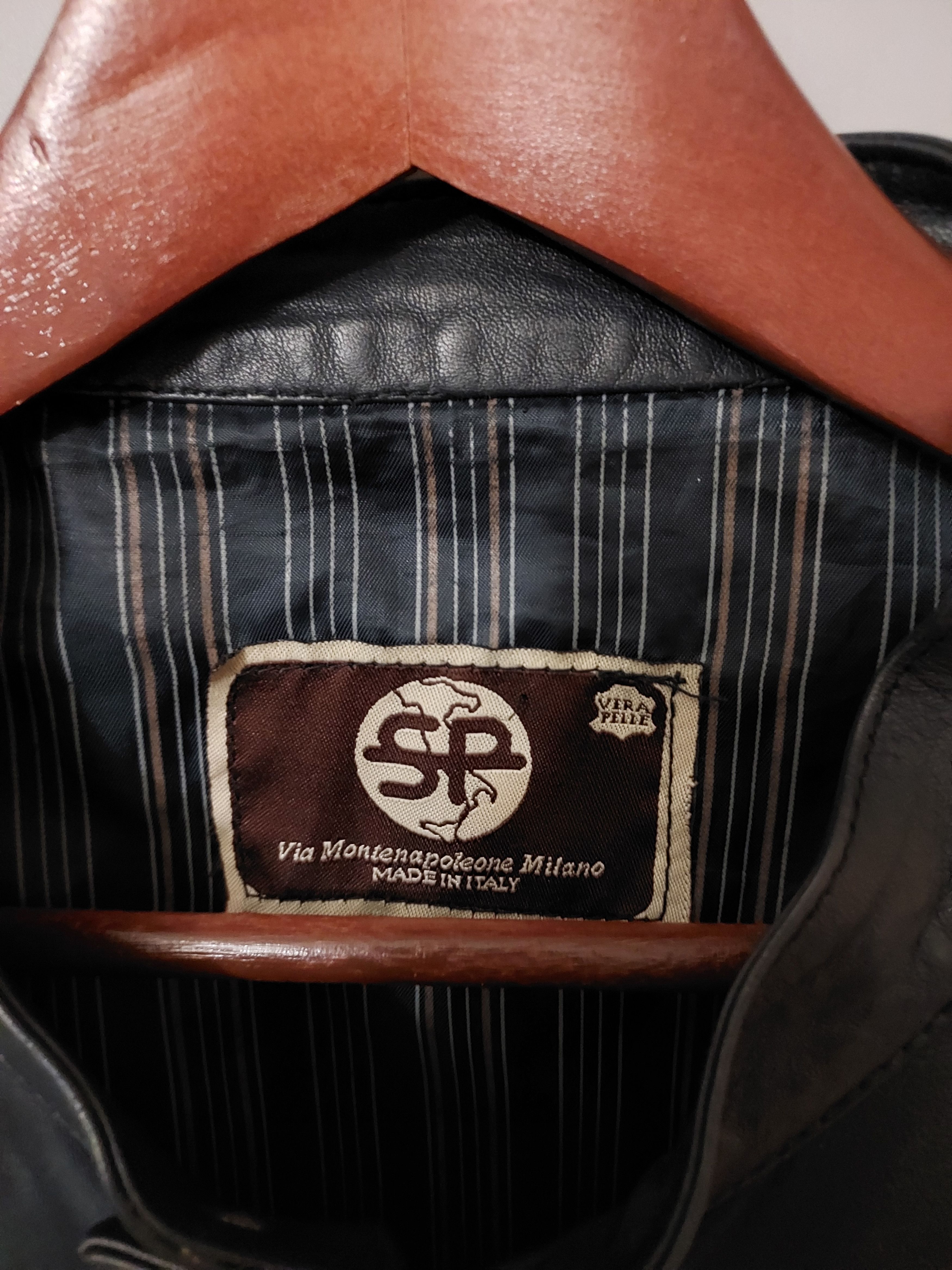 Vera Pelle Italian Milano leather jacket vera pelle lambskin Size US L / EU 52-54 / 3 - 4 Thumbnail