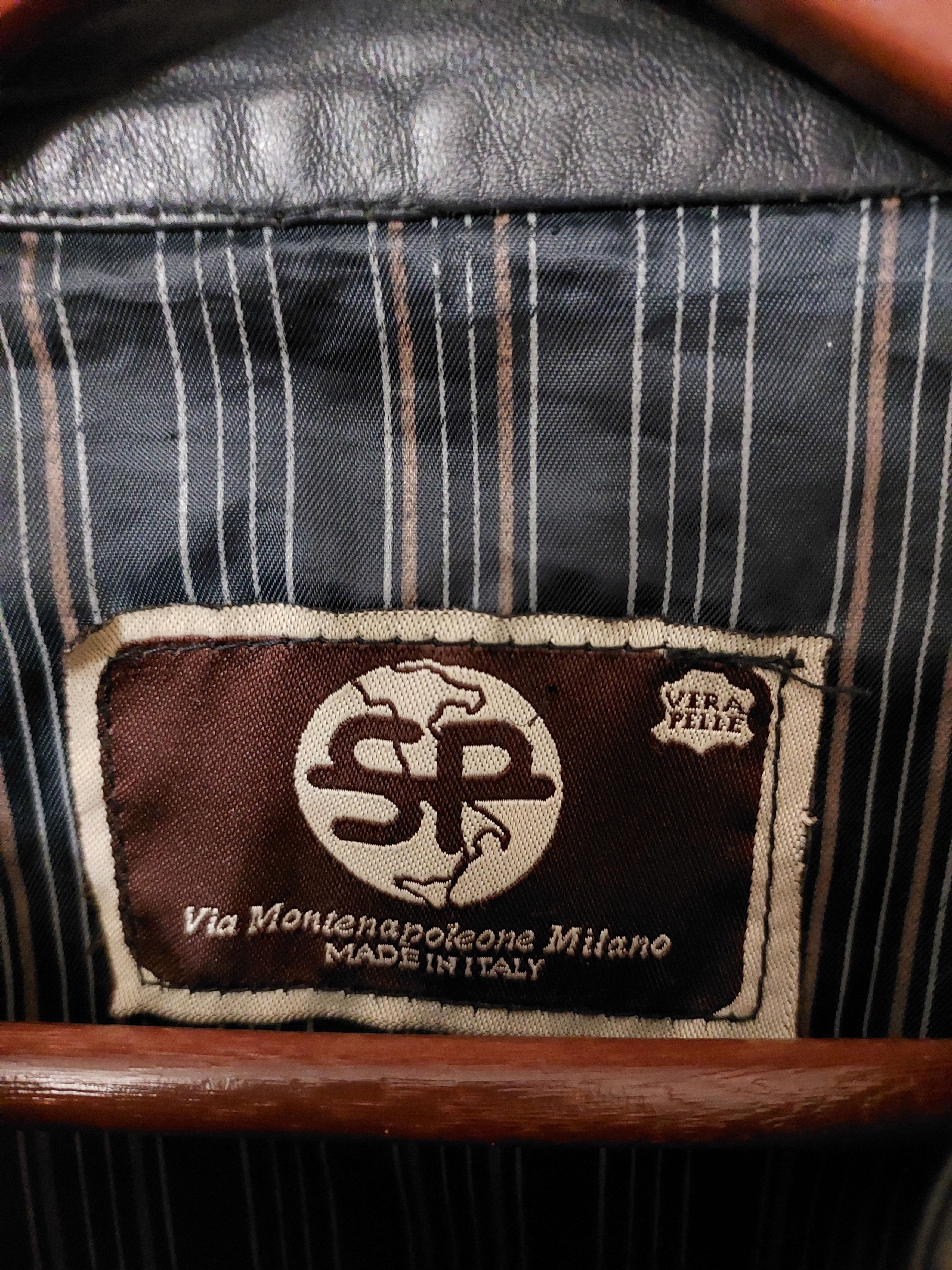 Vera Pelle Italian Milano leather jacket vera pelle lambskin Size US L / EU 52-54 / 3 - 5 Thumbnail