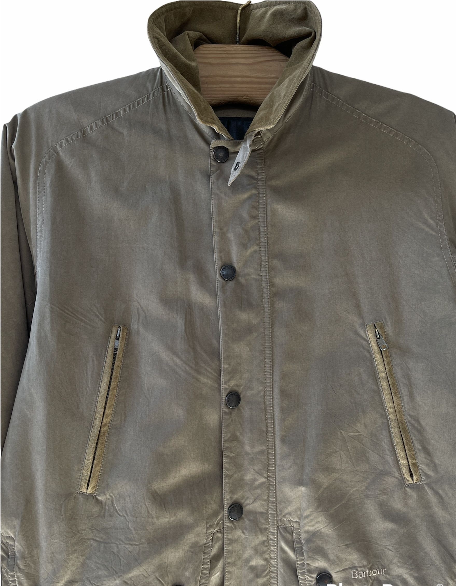 Barbour 🔥 Parka down jacket vintage size M kaki Size US M / EU 48-50 / 2 - 8 Thumbnail