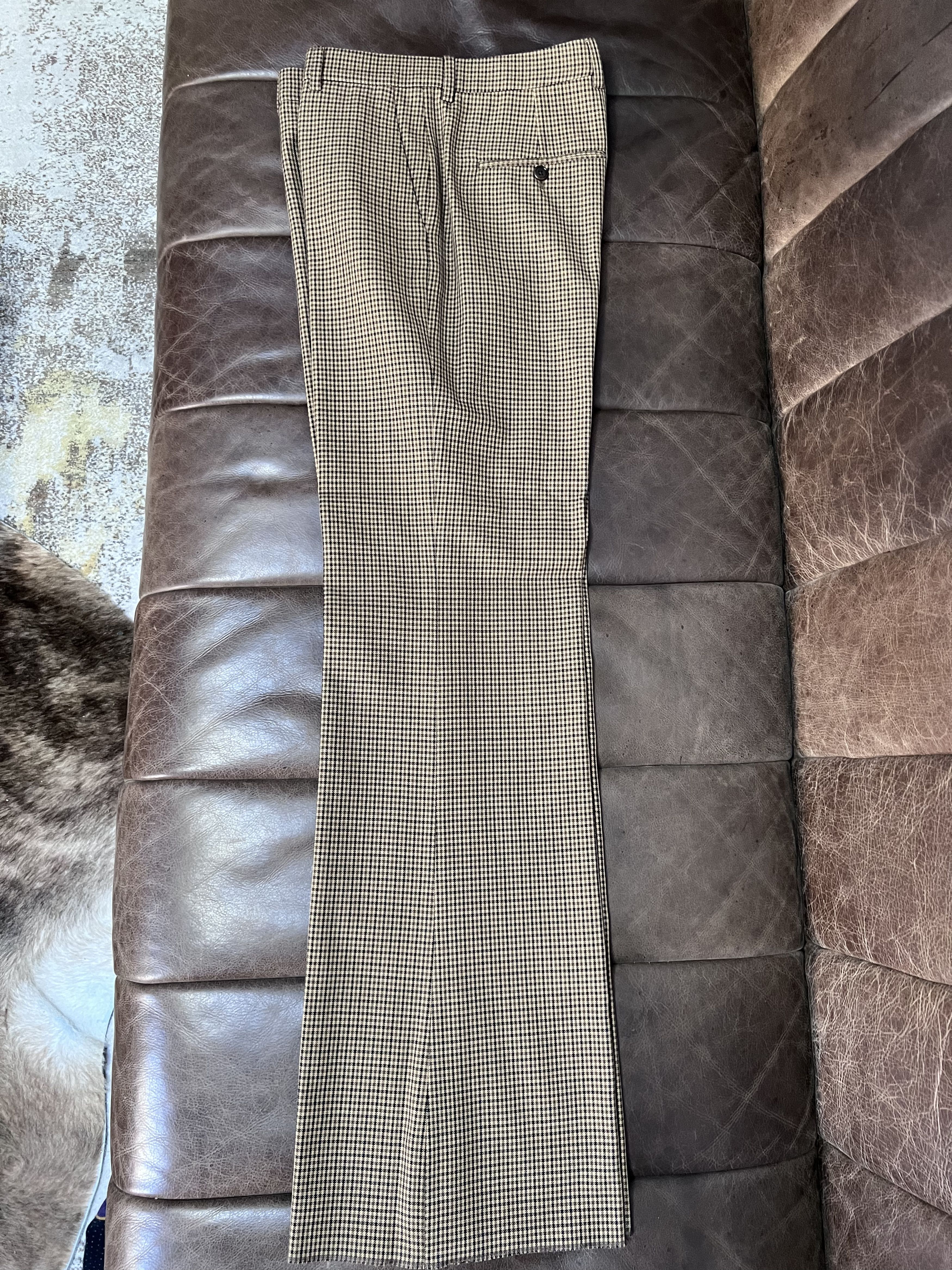 Celine × Hedi Slimane Celine Checked Trousers Hedi Slimane Size US 32 / EU 48 - 3 Thumbnail