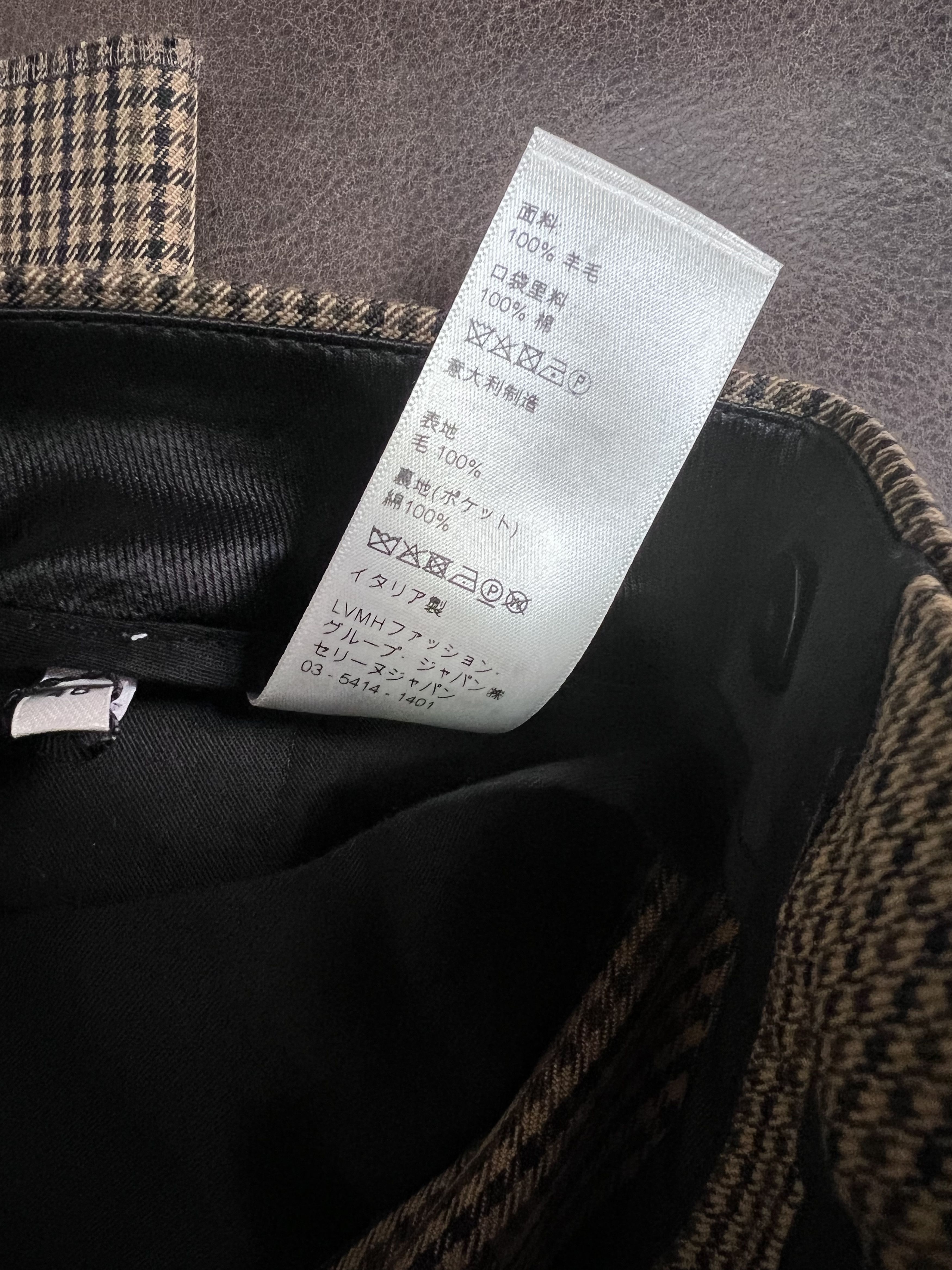 Celine × Hedi Slimane Celine Checked Trousers Hedi Slimane Size US 32 / EU 48 - 7 Thumbnail