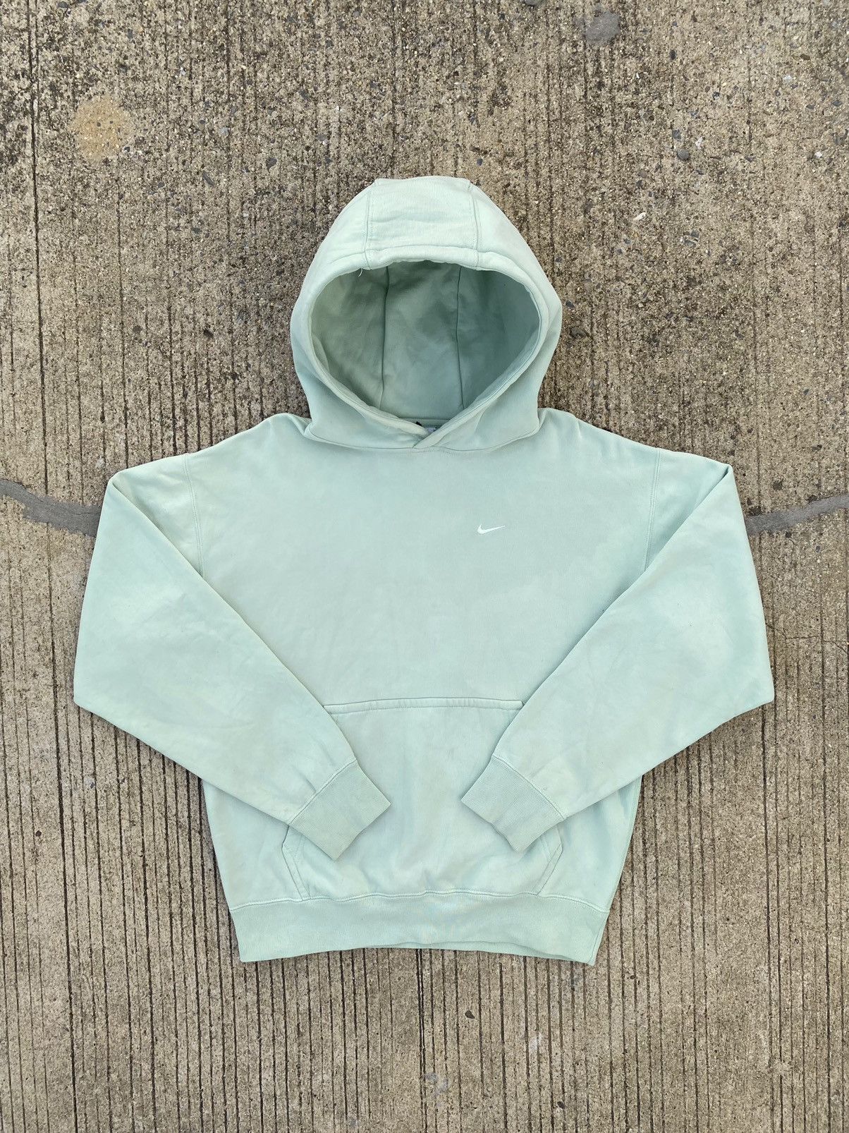 Nike Vintage Nike Y2K Hoodie Green Mint Size US S / EU 44-46 / 1 - 1 Thumbnail