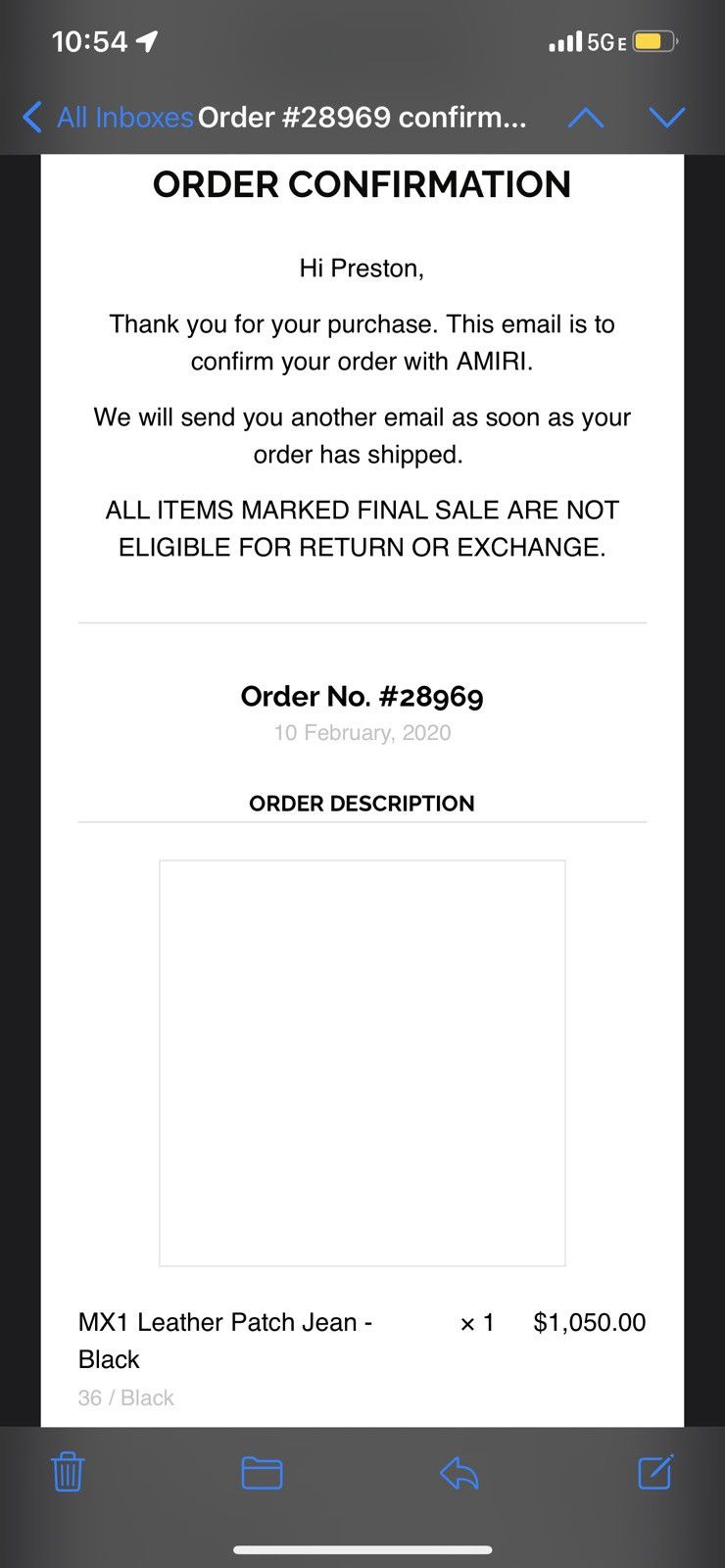 Amiri Amiri MX1 Denim Size US 36 / EU 52 - 7 Thumbnail