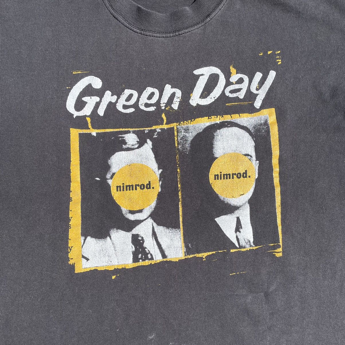 Vintage Vintage 90’s GREEN DAY Nimrod Tour 1997T-shirt Size US L / EU 52-54 / 3 - 4 Thumbnail
