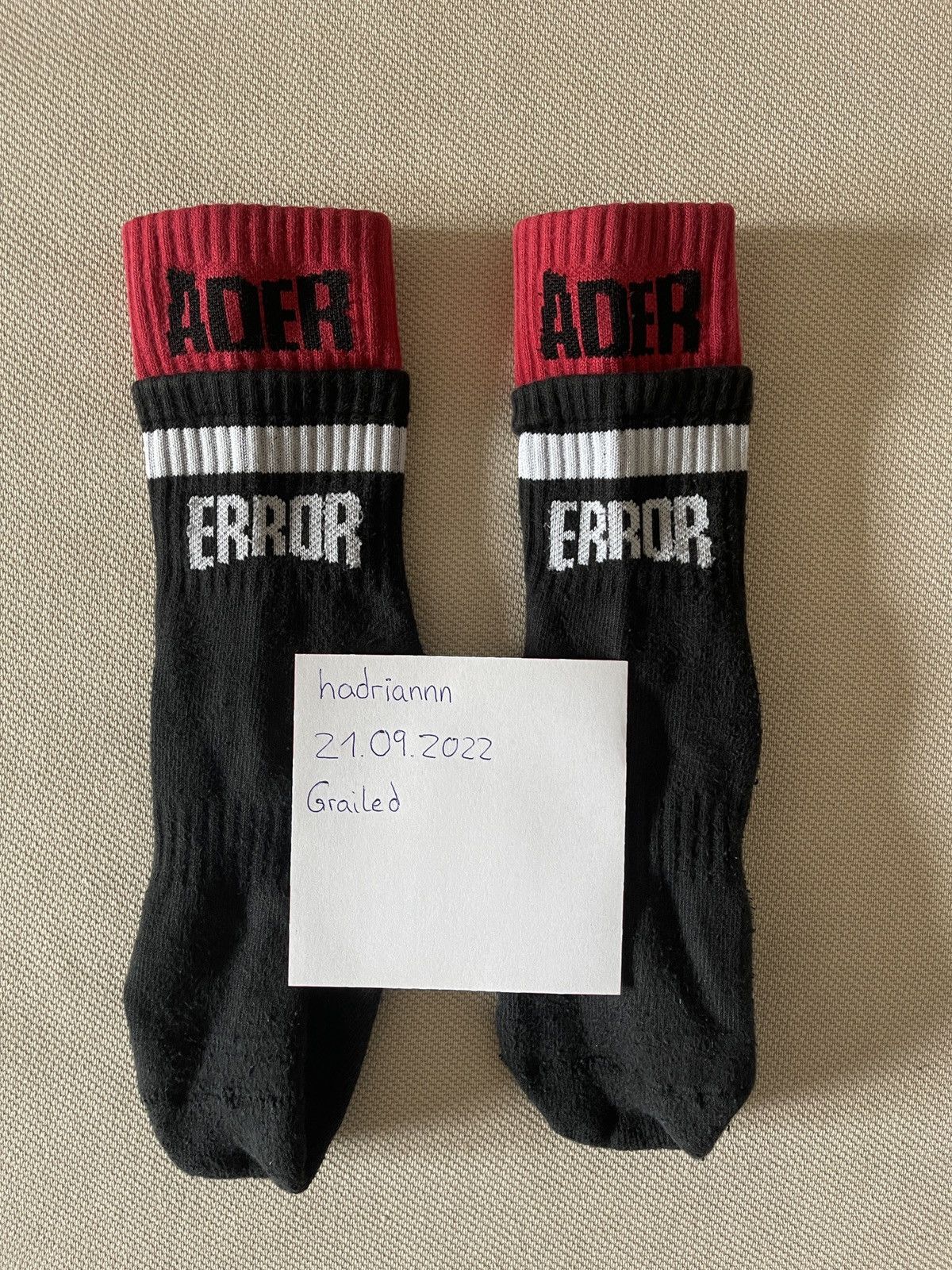 Ader Error Ader Error Double Layered Socks Size ONE SIZE - 4 Thumbnail