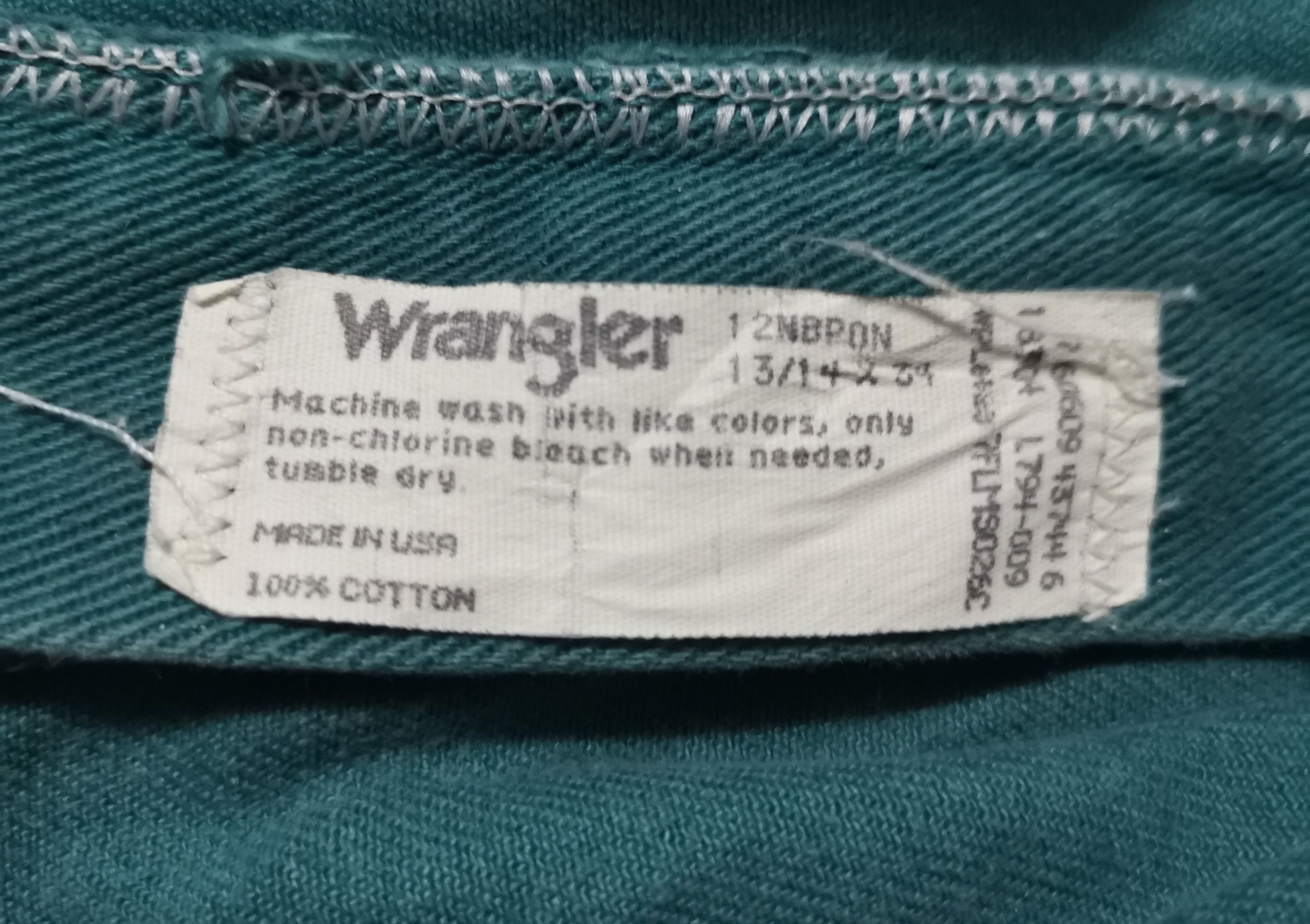 Vintage × Wrangler Vintage Wrangler Jeans x Made In Usa Size US 30 / EU 46 - 4 Thumbnail