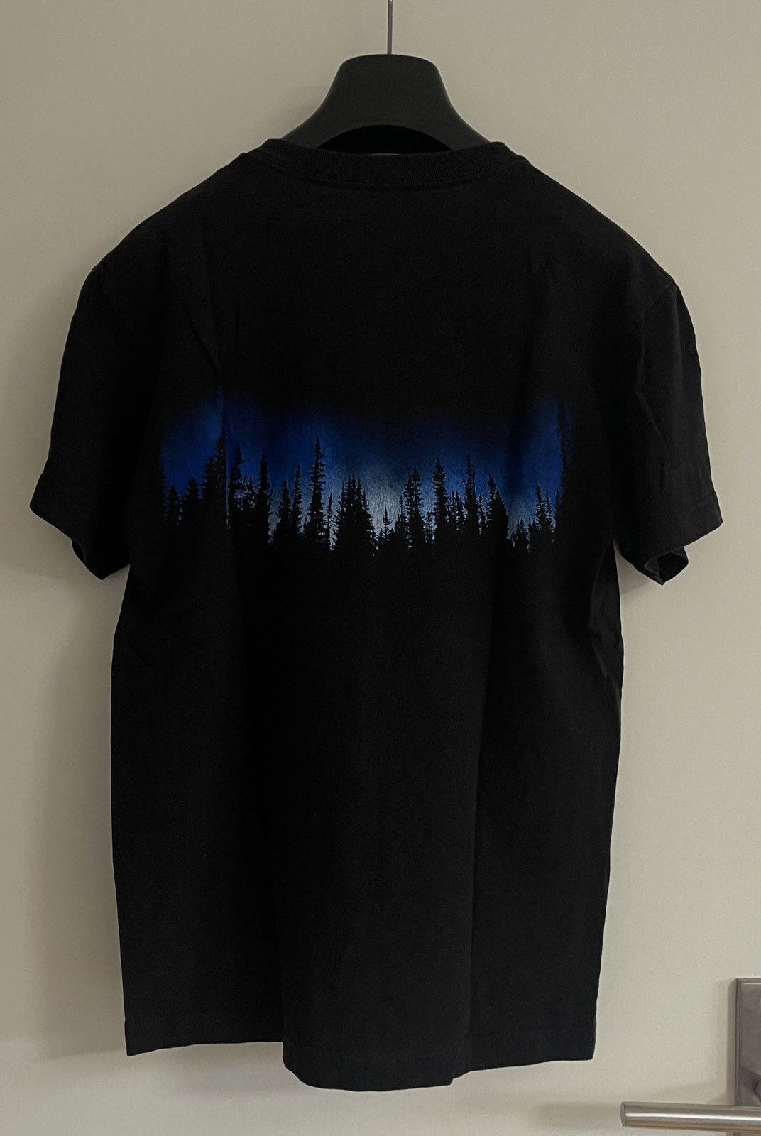 Pleasures Pleasures T-Shirt with Blue Woods/Forrest Front + Back Print Size US M / EU 48-50 / 2 - 3 Thumbnail
