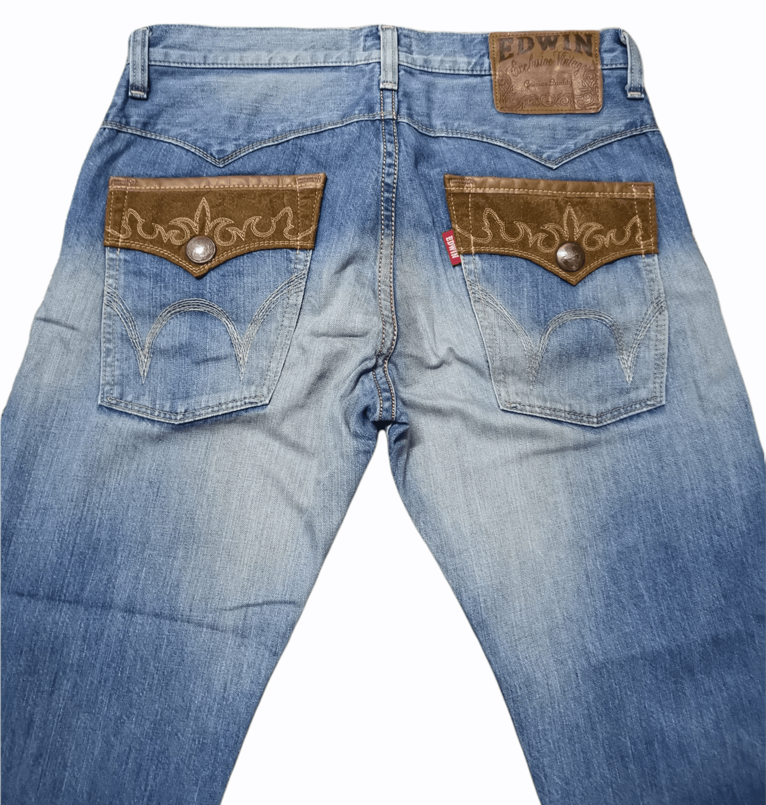 Edwin × Japanese Brand Edwin Exclusive Vintage Blue Denim Wash Size US 34 / EU 50 - 4 Thumbnail