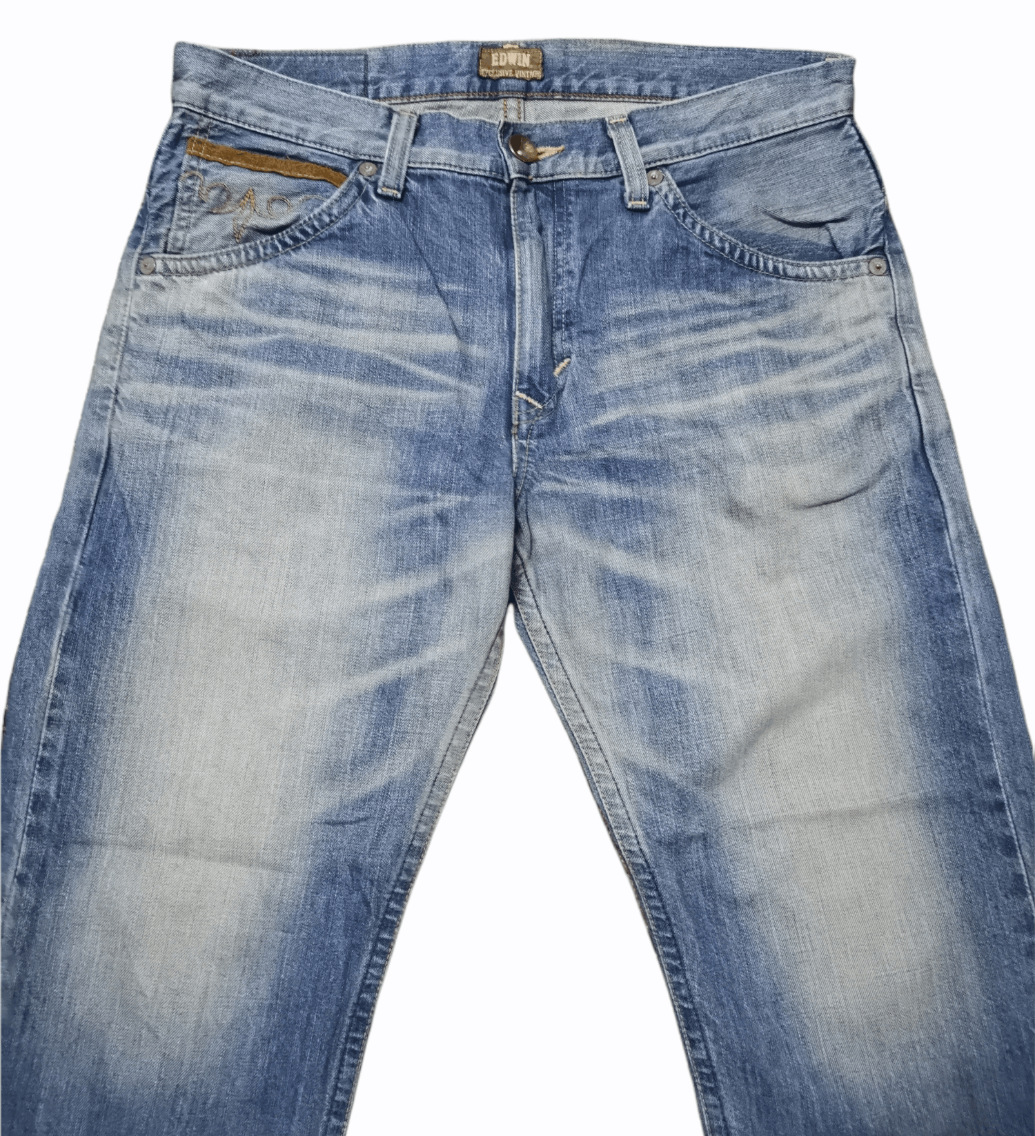 Edwin × Japanese Brand Edwin Exclusive Vintage Blue Denim Wash Size US 34 / EU 50 - 3 Thumbnail