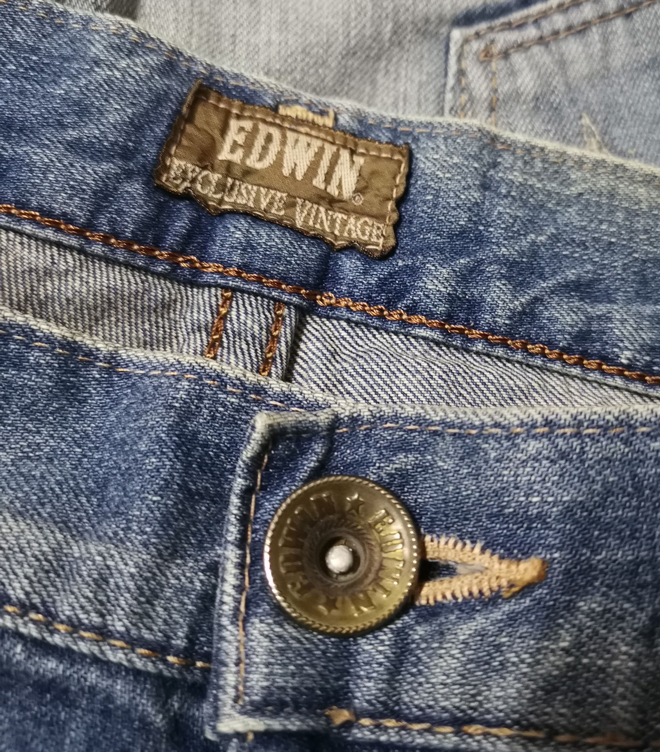 Edwin × Japanese Brand Edwin Exclusive Vintage Blue Denim Wash Size US 34 / EU 50 - 6 Thumbnail