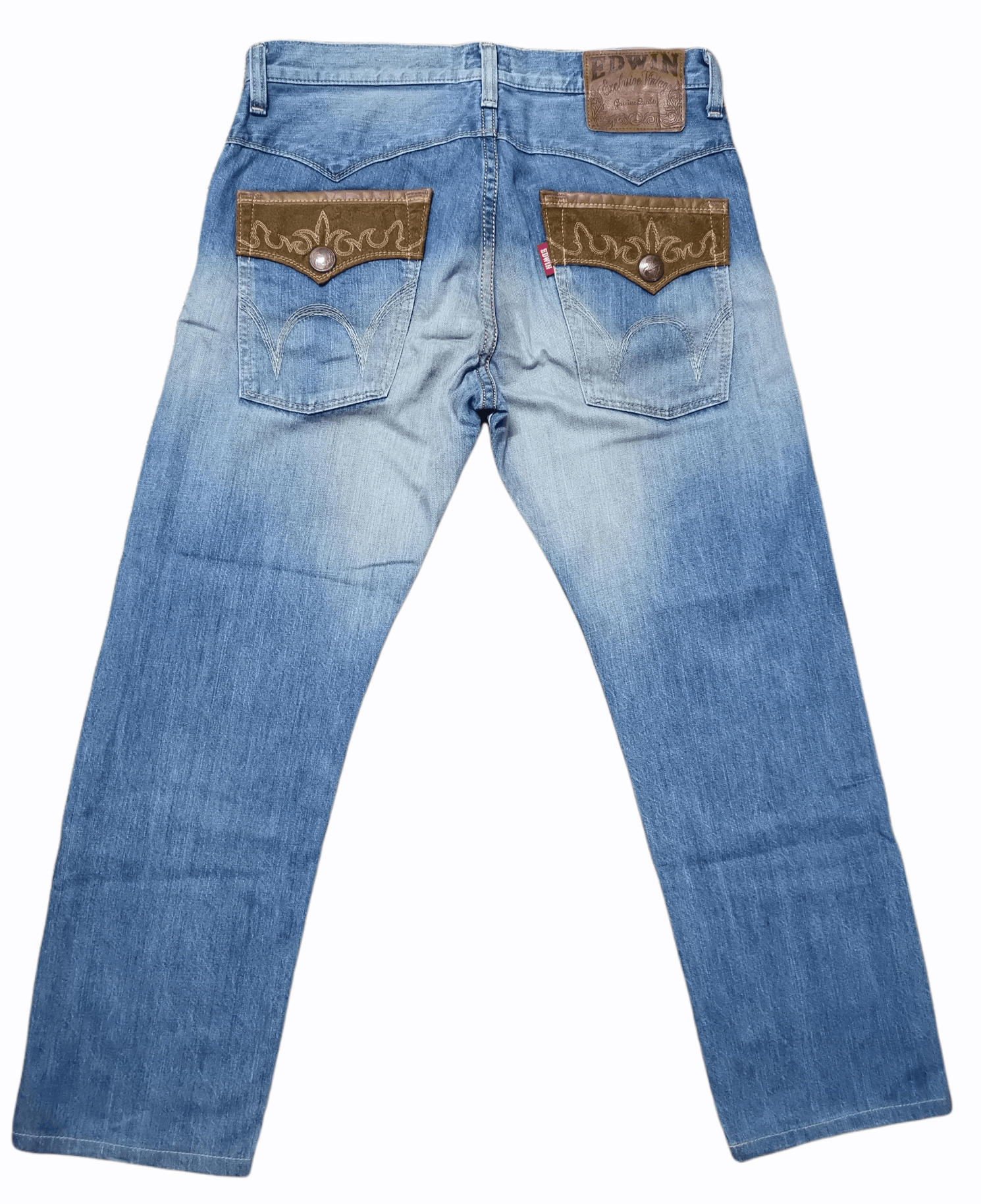 Edwin × Japanese Brand Edwin Exclusive Vintage Blue Denim Wash Size US 34 / EU 50 - 2 Thumbnail
