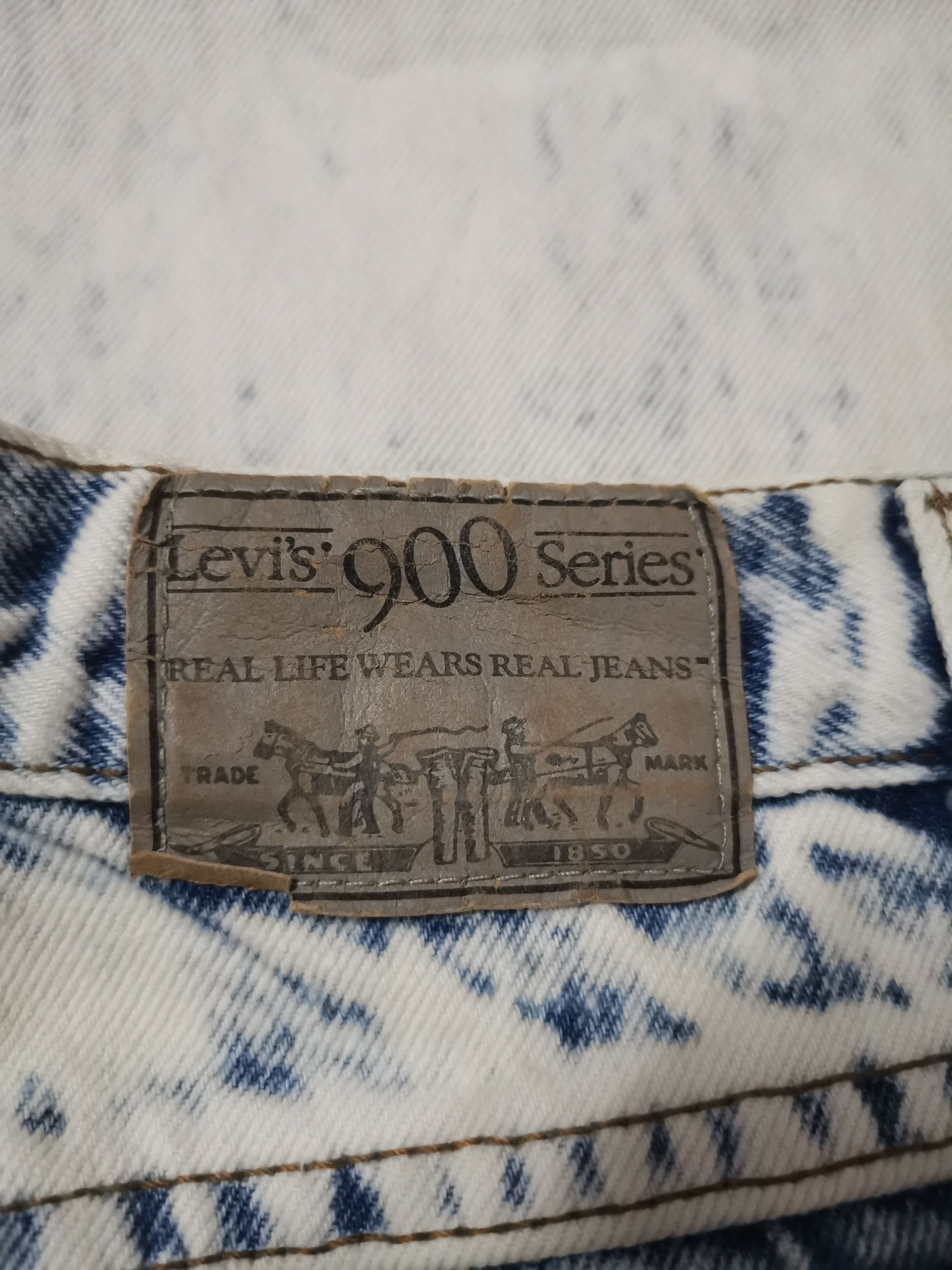 Levi's × Vintage 🔥Vintage🔥 Levi's 900 Series Acid Wash Size US 28 / EU 44 - 8 Thumbnail