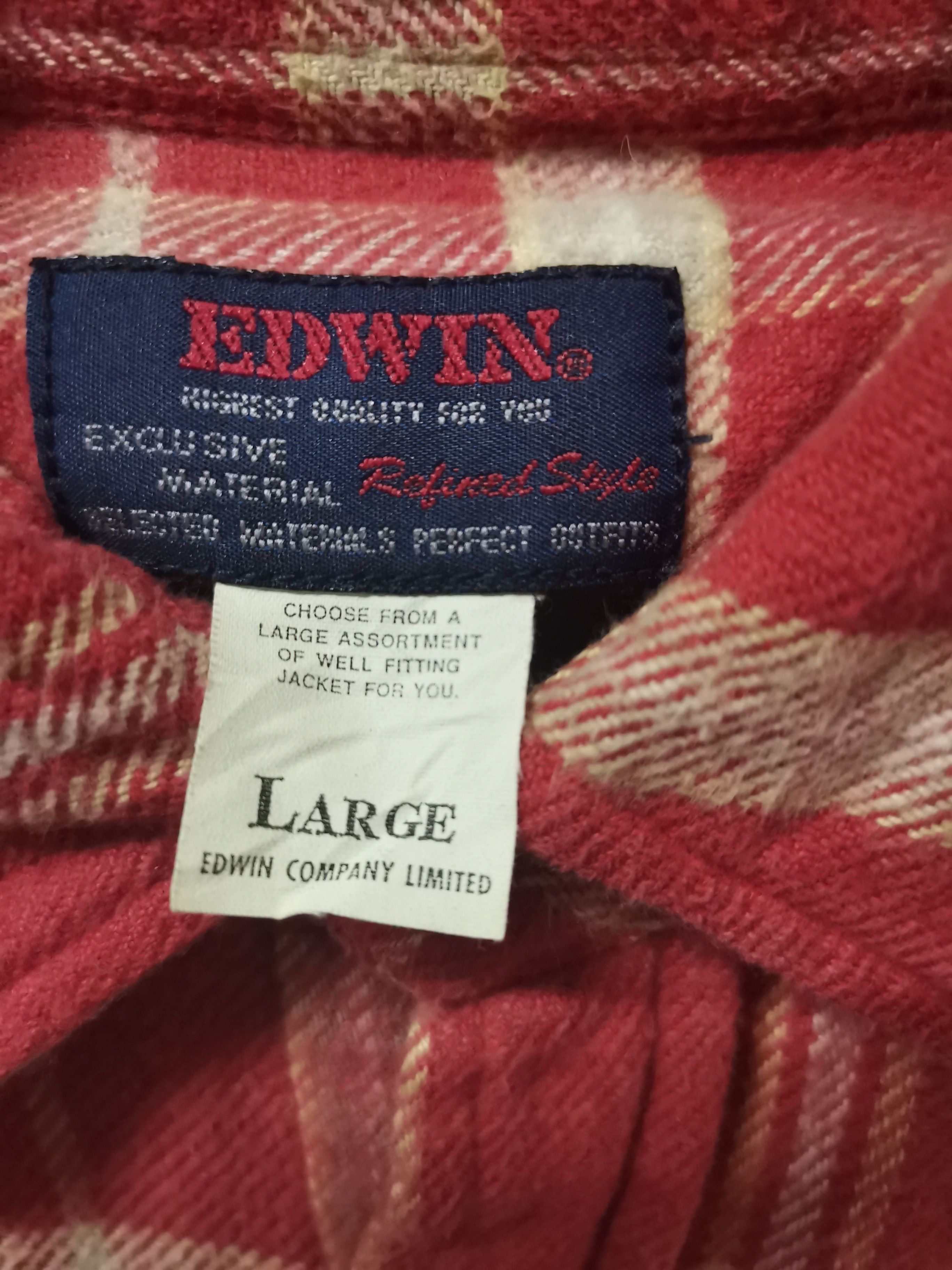Edwin × Japanese Brand 🔥Best Offer🔥Edwind Flannel x Japanese Brand Size US L / EU 52-54 / 3 - 5 Thumbnail