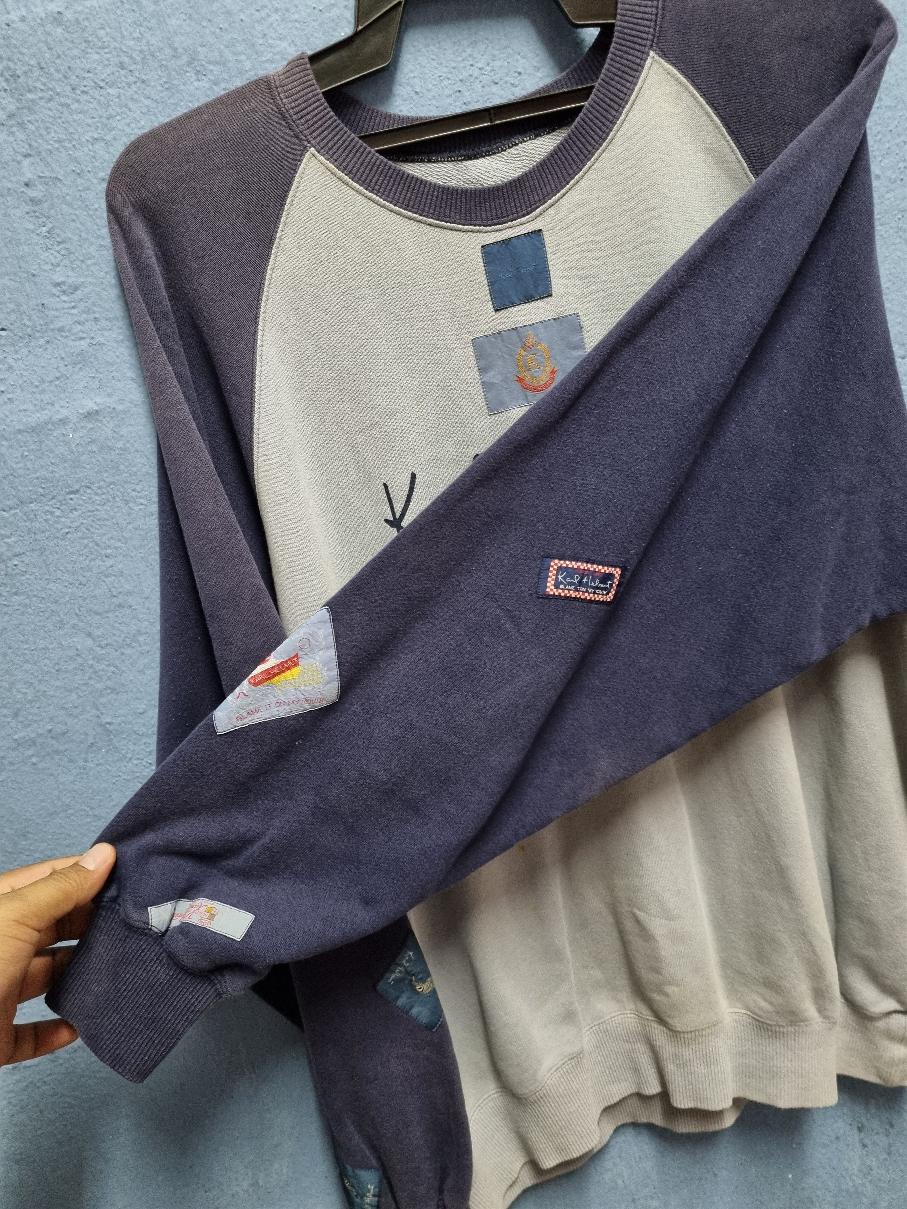 Japanese Brand × Karl Helmut Vintage Karl Helmut Sweatshirt Size US M / EU 48-50 / 2 - 6 Thumbnail