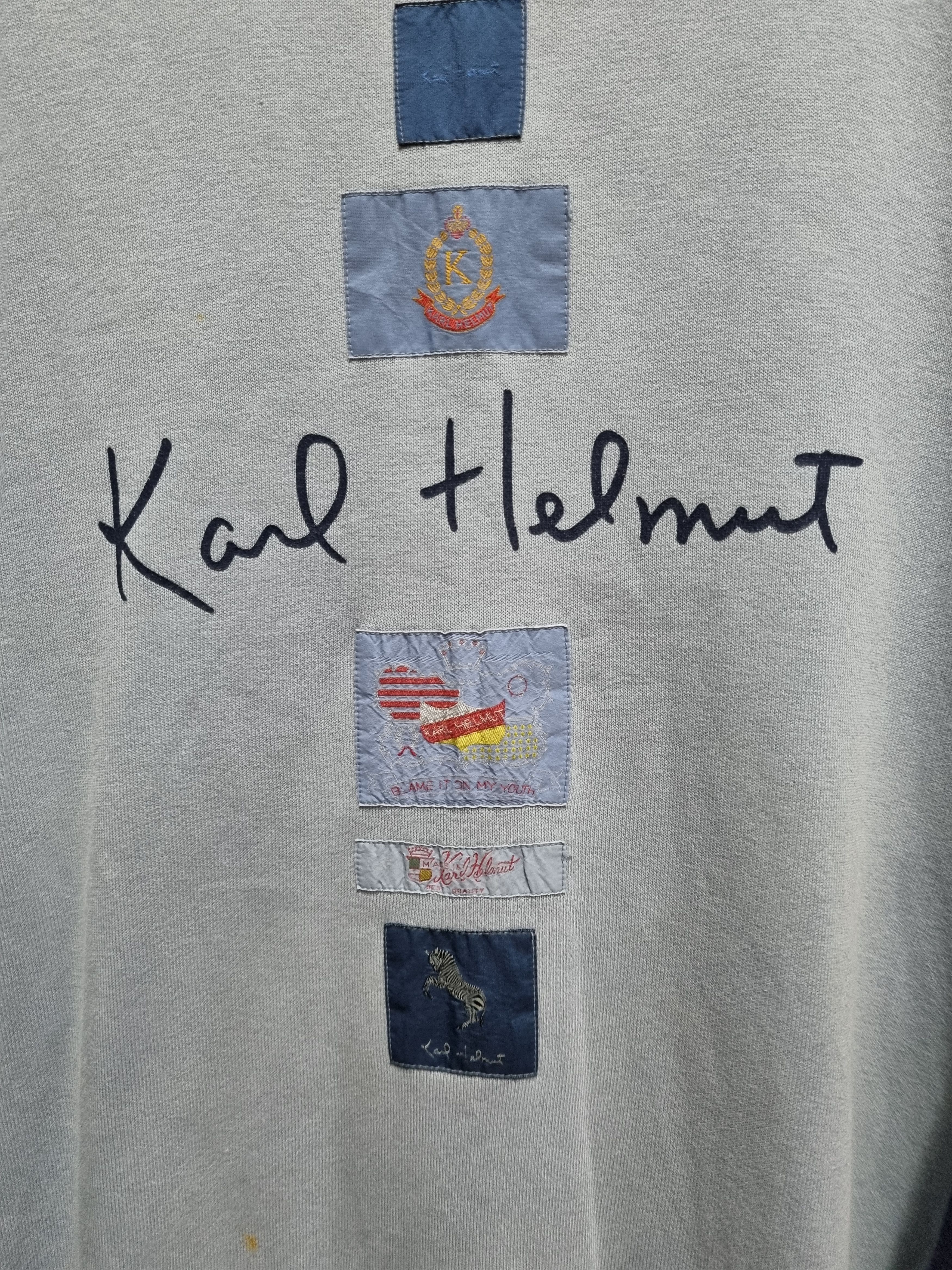 Japanese Brand × Karl Helmut Vintage Karl Helmut Sweatshirt Size US M / EU 48-50 / 2 - 4 Thumbnail
