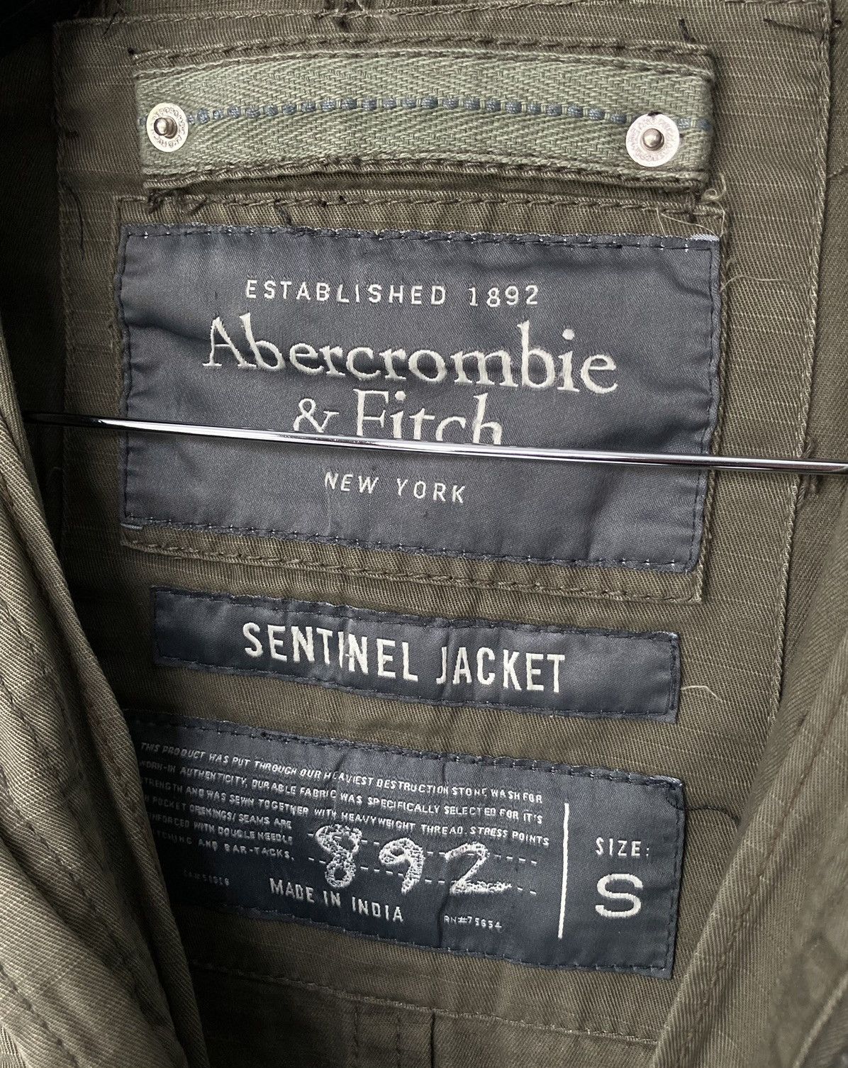 Abercrombie top cargo jacket Medium