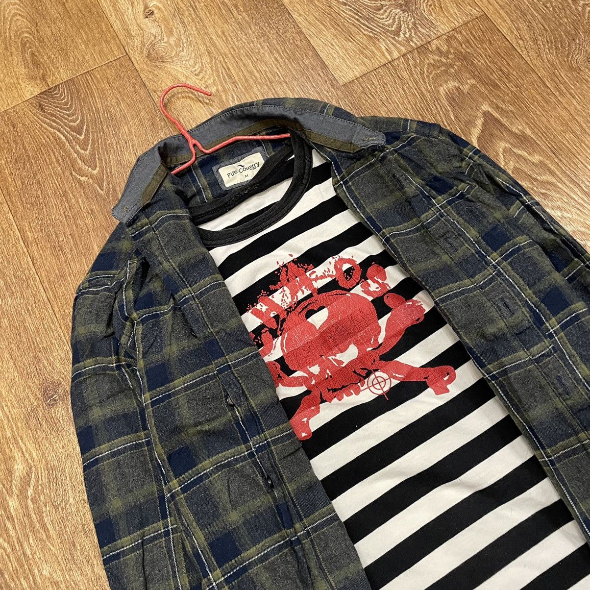 Vintage Vintage 90s Plaid Shirt Y2K Streetwear Grunge Skate Baggy M Size US M / EU 48-50 / 2 - 5 Thumbnail