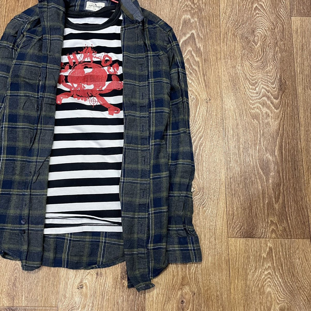 Vintage Vintage 90s Plaid Shirt Y2K Streetwear Grunge Skate Baggy M Size US M / EU 48-50 / 2 - 2 Thumbnail