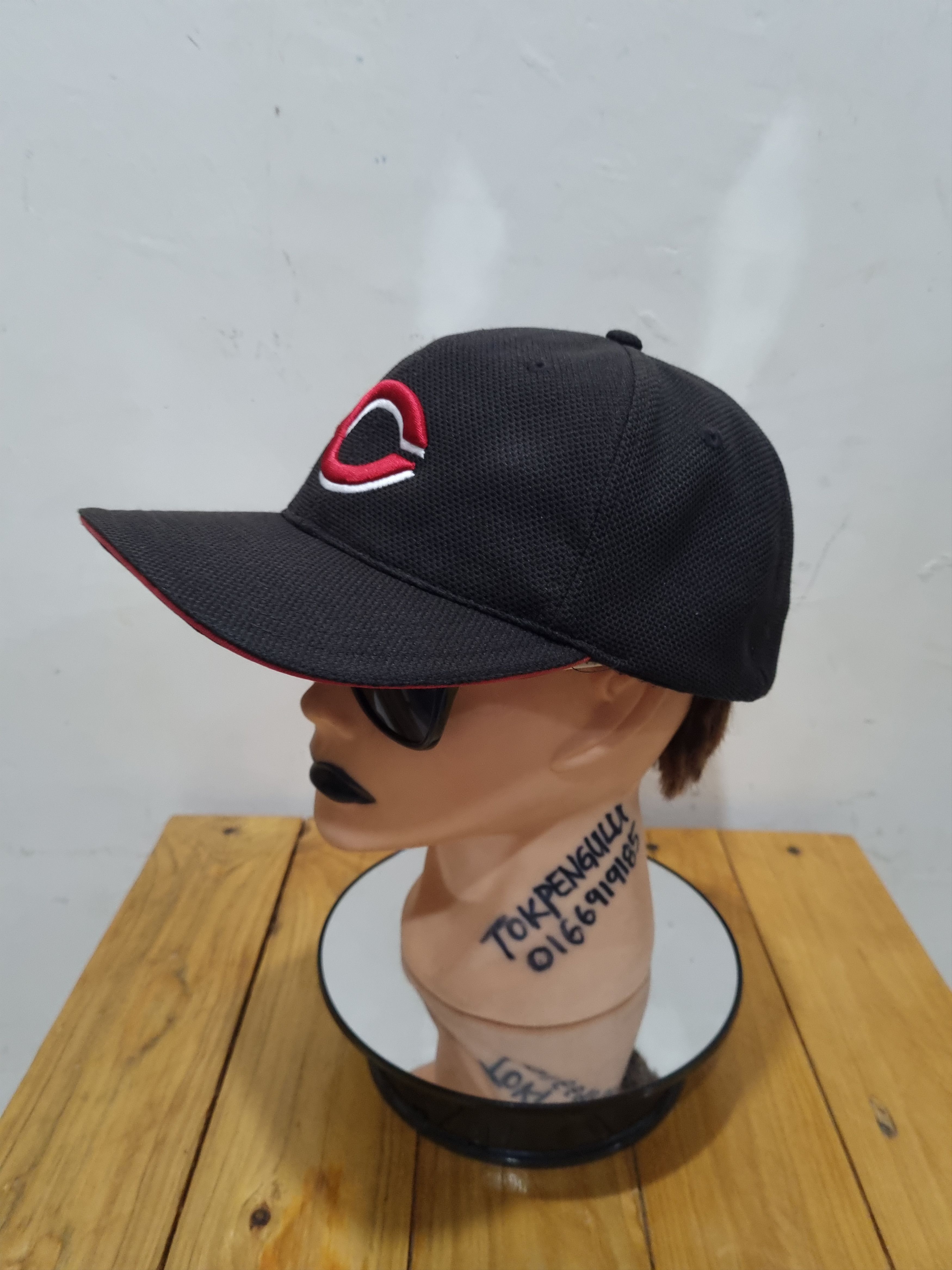 NBA × New Era × Vintage Vintage New Era Reds C Hats x NBA Size ONE SIZE - 2 Thumbnail