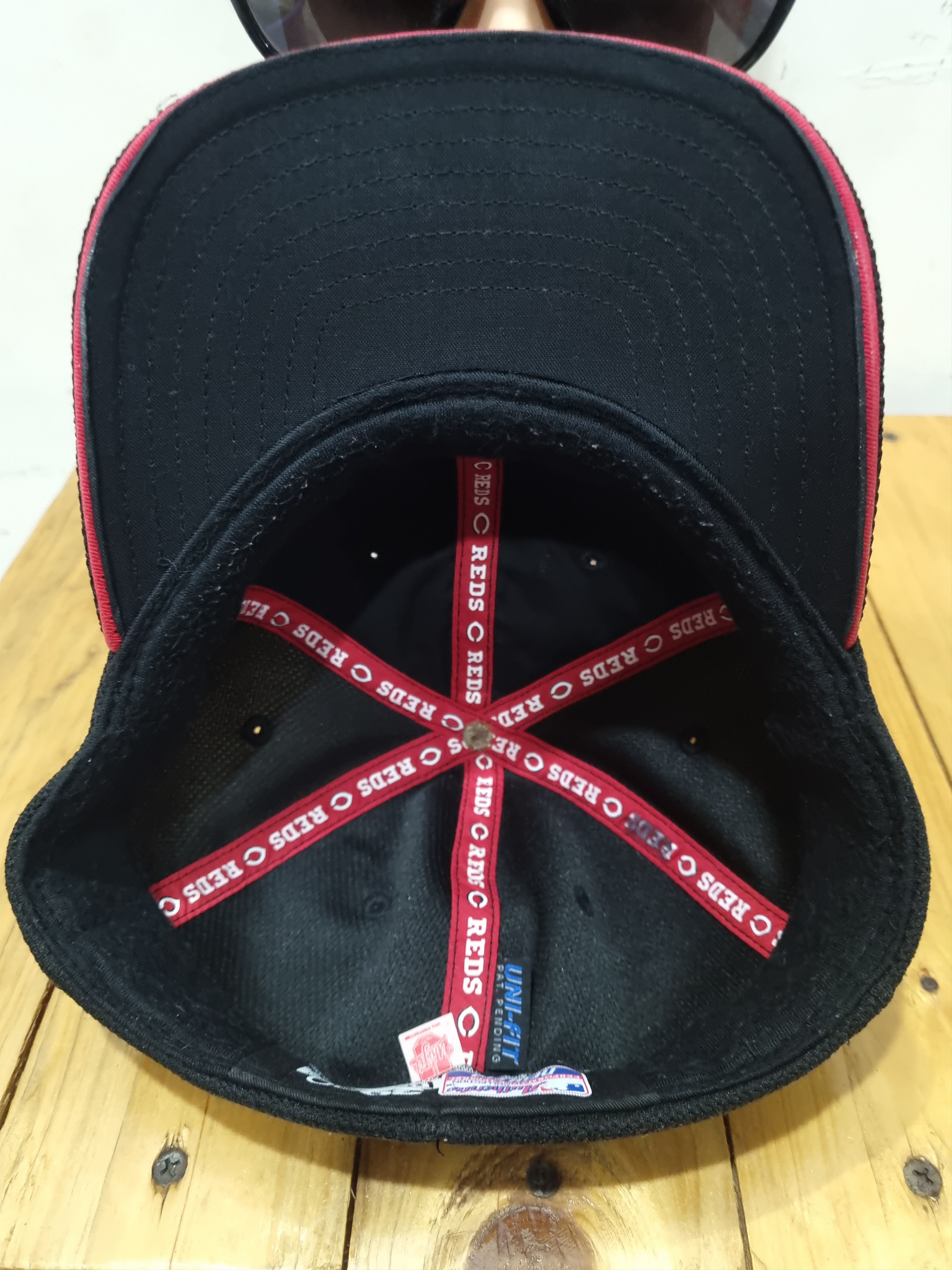 NBA × New Era × Vintage Vintage New Era Reds C Hats x NBA Size ONE SIZE - 6 Thumbnail