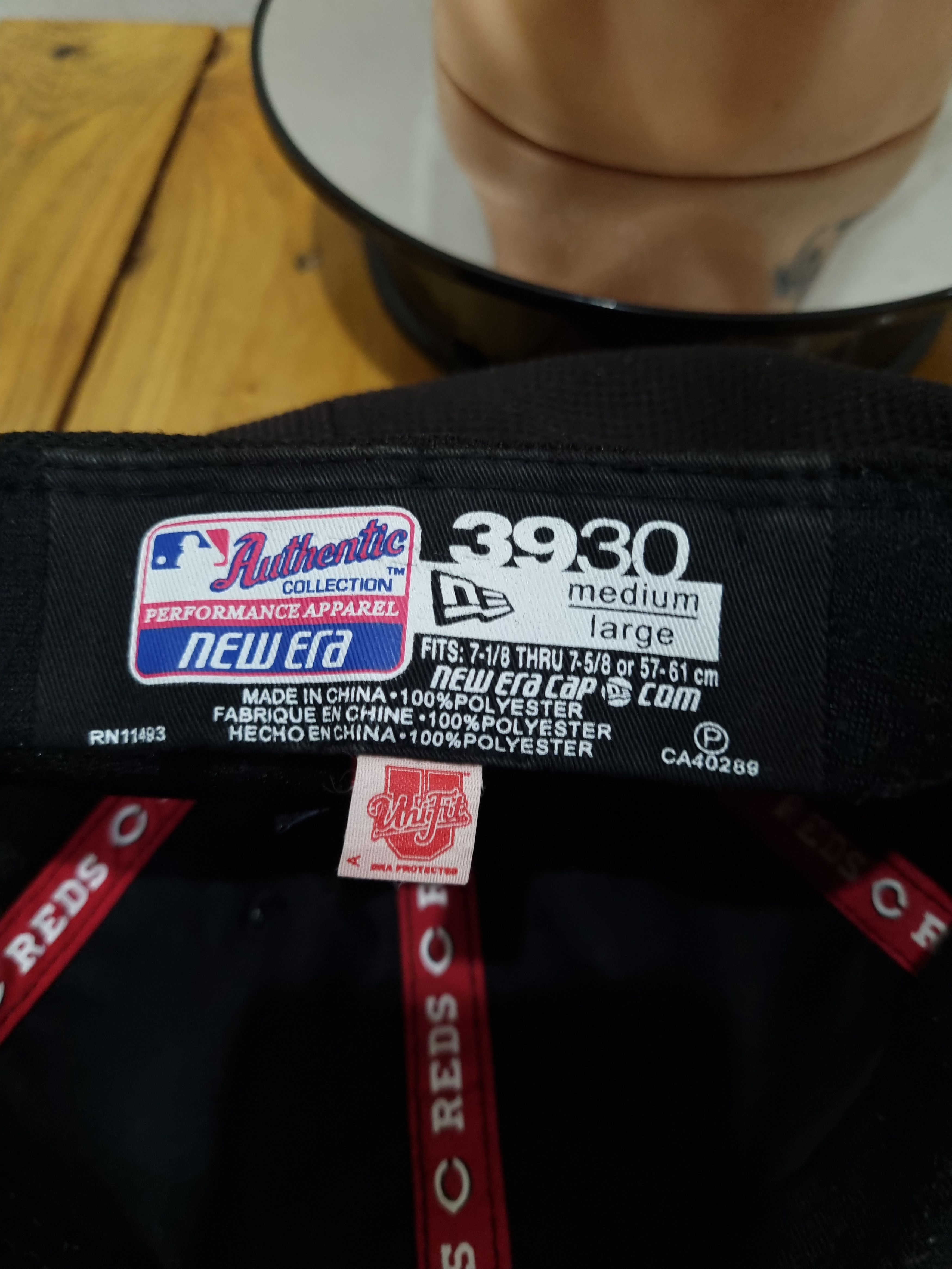 NBA × New Era × Vintage Vintage New Era Reds C Hats x NBA Size ONE SIZE - 7 Thumbnail