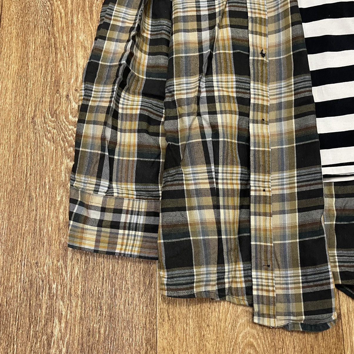 Vintage Vintage 90s Oversized Plaid Flannel Shirt Checkered Punk XXL Size US XXL / EU 58 / 5 - 3 Thumbnail