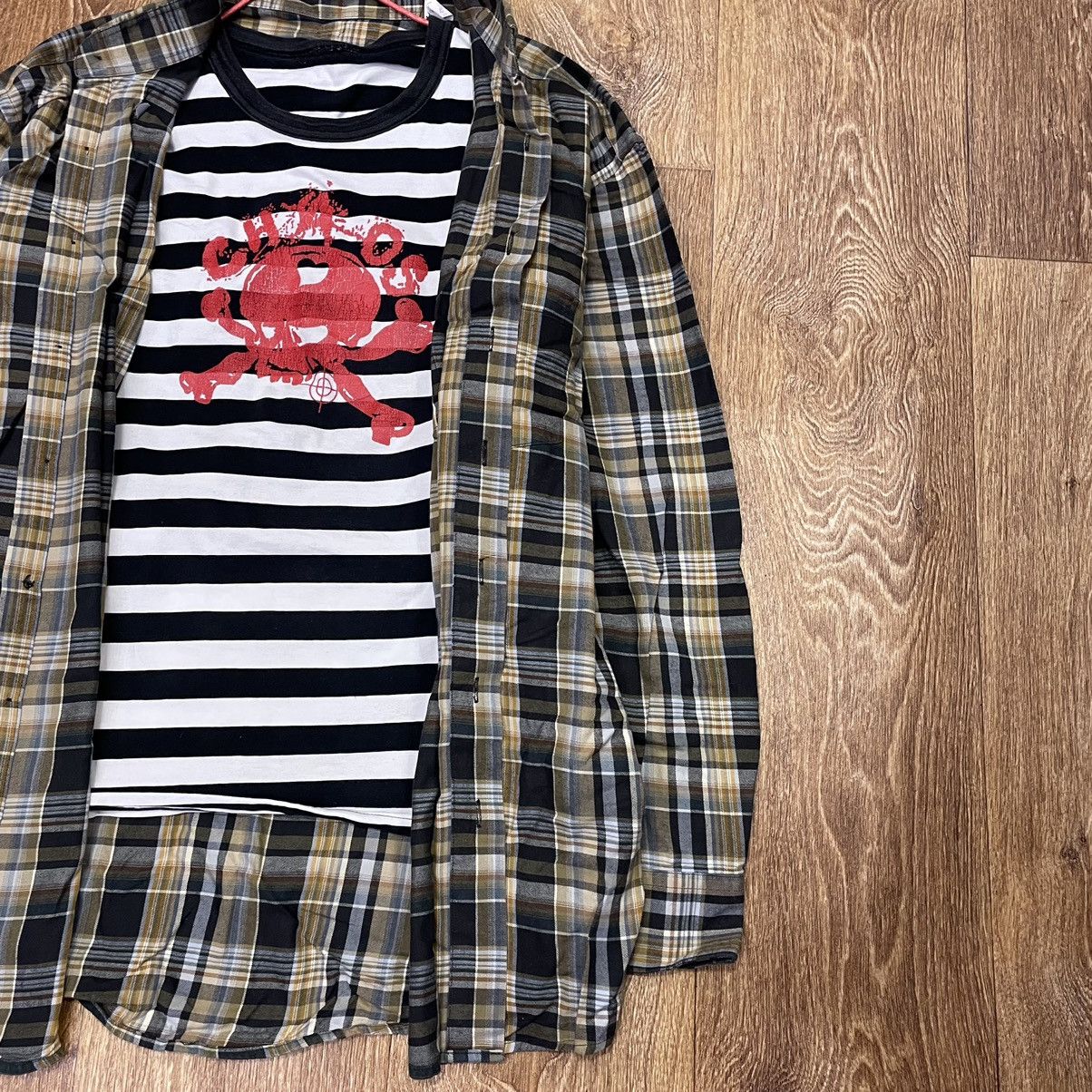Vintage Vintage 90s Oversized Plaid Flannel Shirt Checkered Punk XXL Size US XXL / EU 58 / 5 - 2 Thumbnail