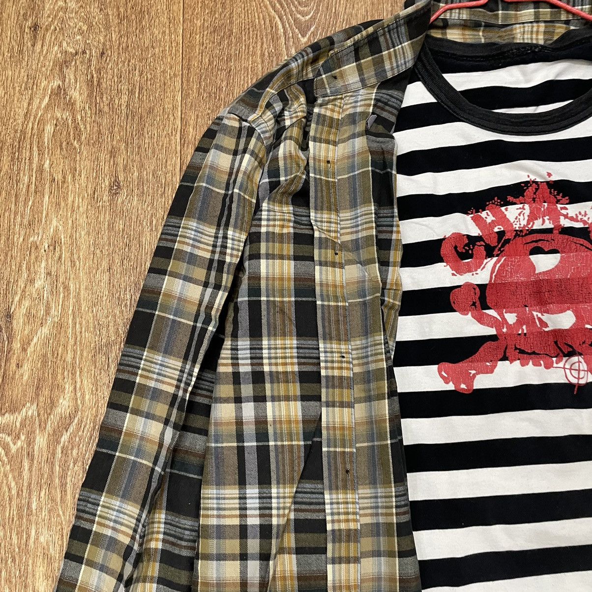 Vintage Vintage 90s Oversized Plaid Flannel Shirt Checkered Punk XXL Size US XXL / EU 58 / 5 - 4 Thumbnail
