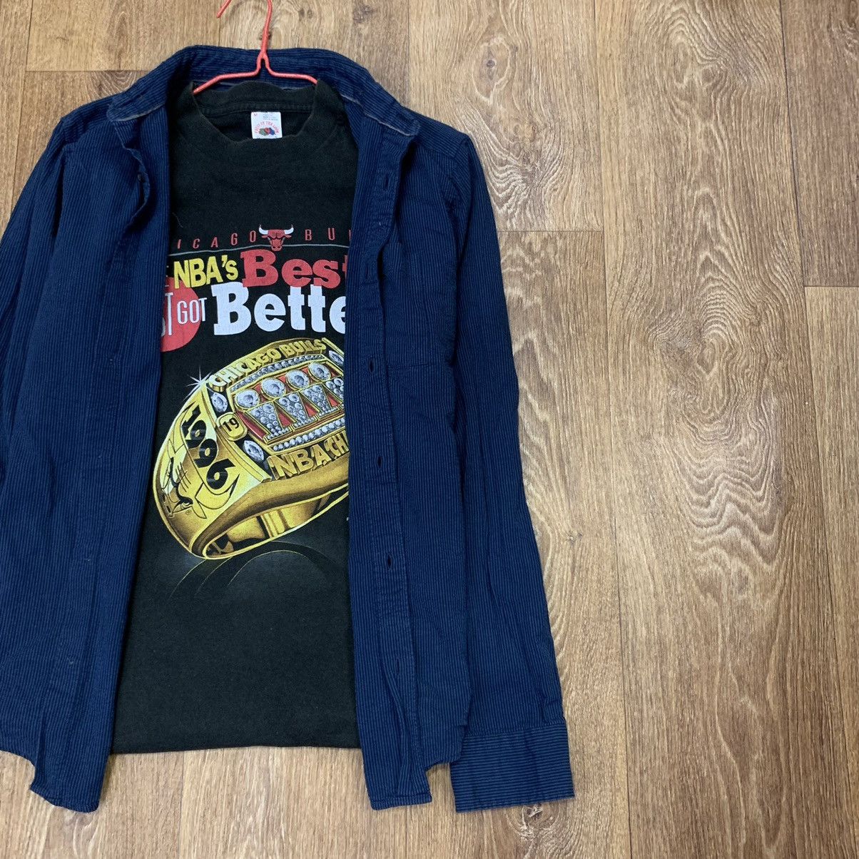 Vintage Vintage NBA Graphic Tee Belle Streetwear Y2K Skate Slim M Size US M / EU 48-50 / 2 - 2 Thumbnail