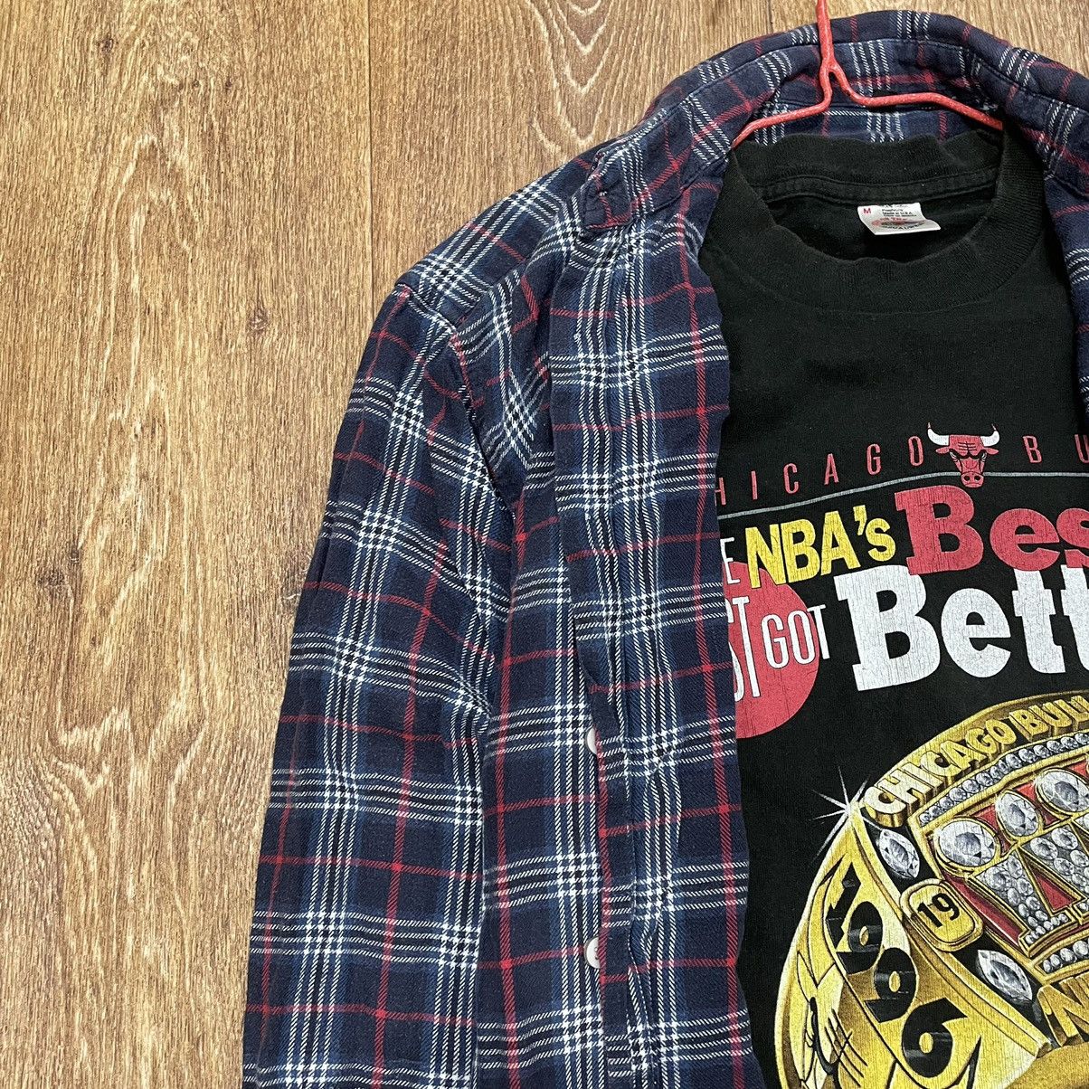 Flannel Vintage 90s Plaid Flannel Shirt Y2K Streetwear Checkered Size US S / EU 44-46 / 1 - 4 Thumbnail