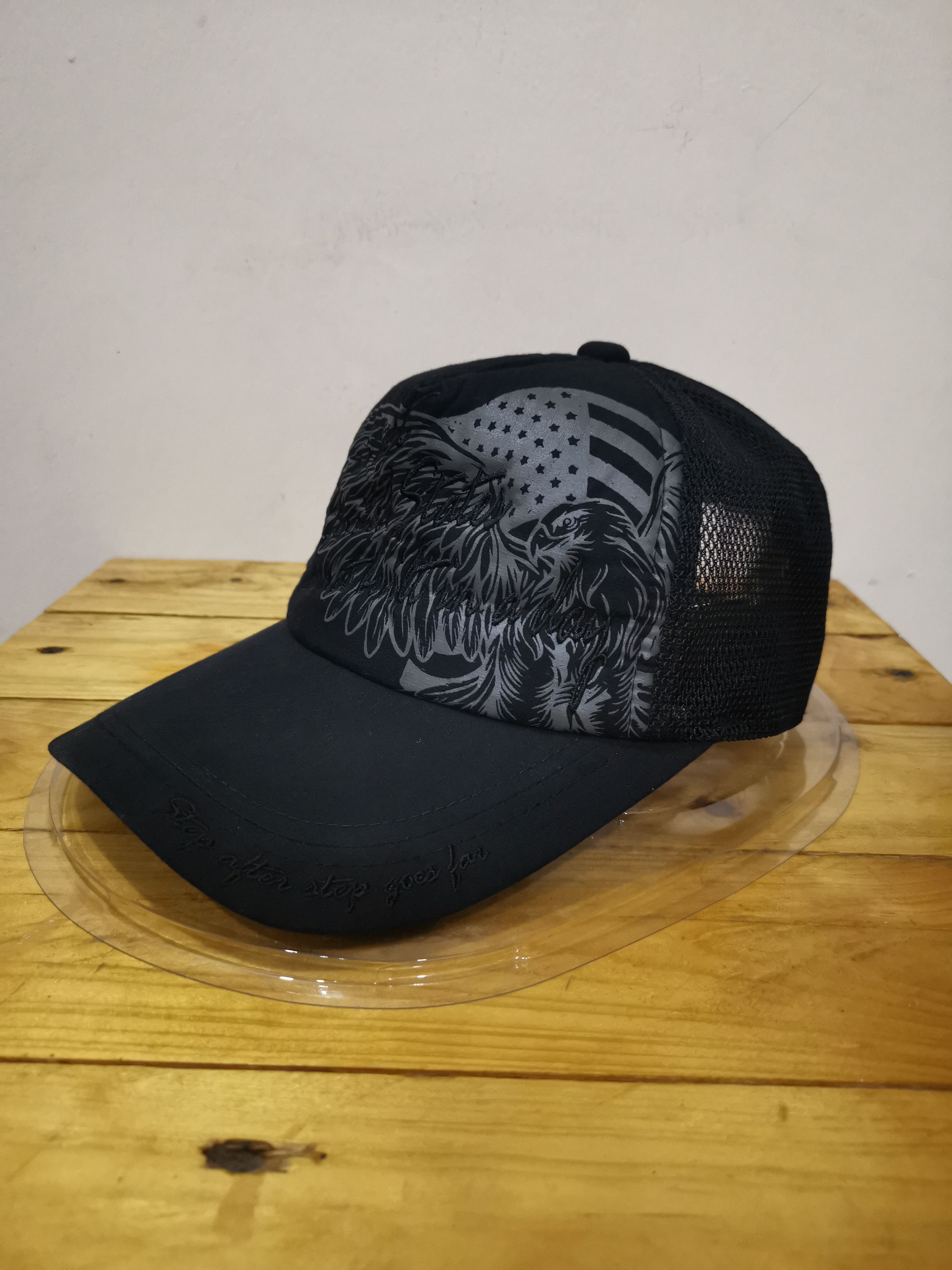 Other 🔥Best Offer🔥Black Hat Embroidery With Eagle Motif Size ONE SIZE - 2 Thumbnail