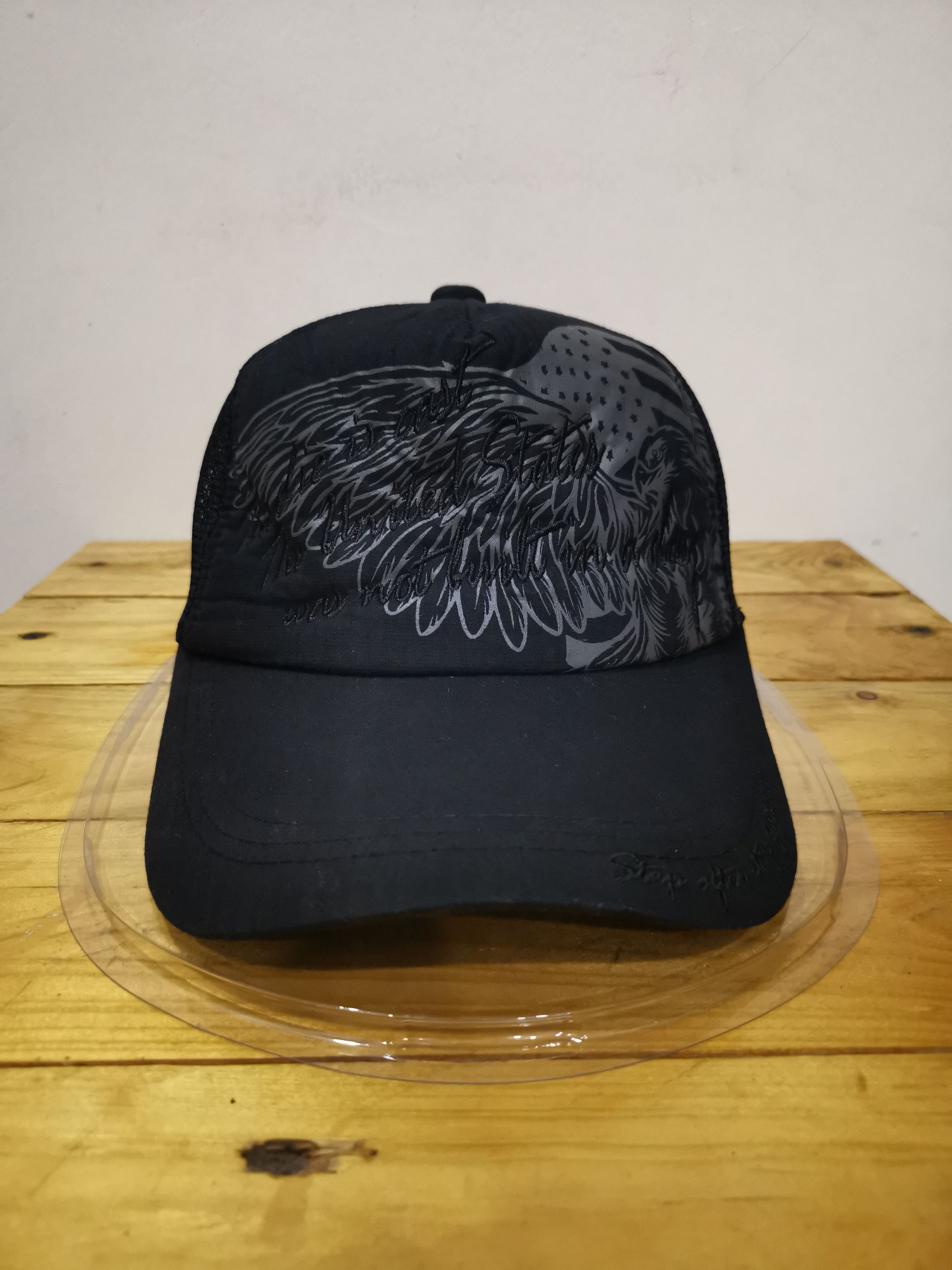 Other 🔥Best Offer🔥Black Hat Embroidery With Eagle Motif Size ONE SIZE - 1 Thumbnail