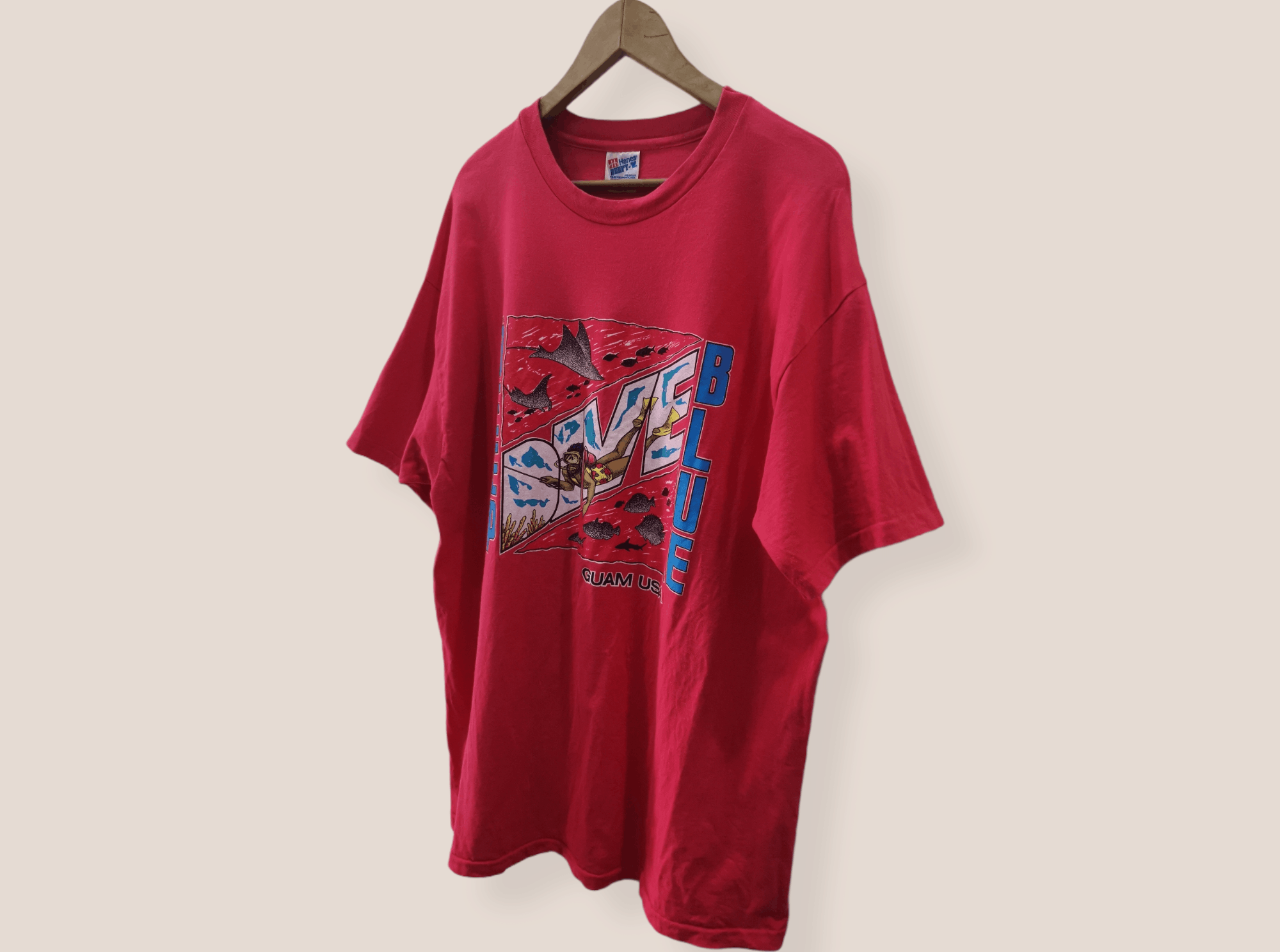 Vintage Vintage The Deep Blue Guam USA Tees Size US XL / EU 56 / 4 - 2 Thumbnail
