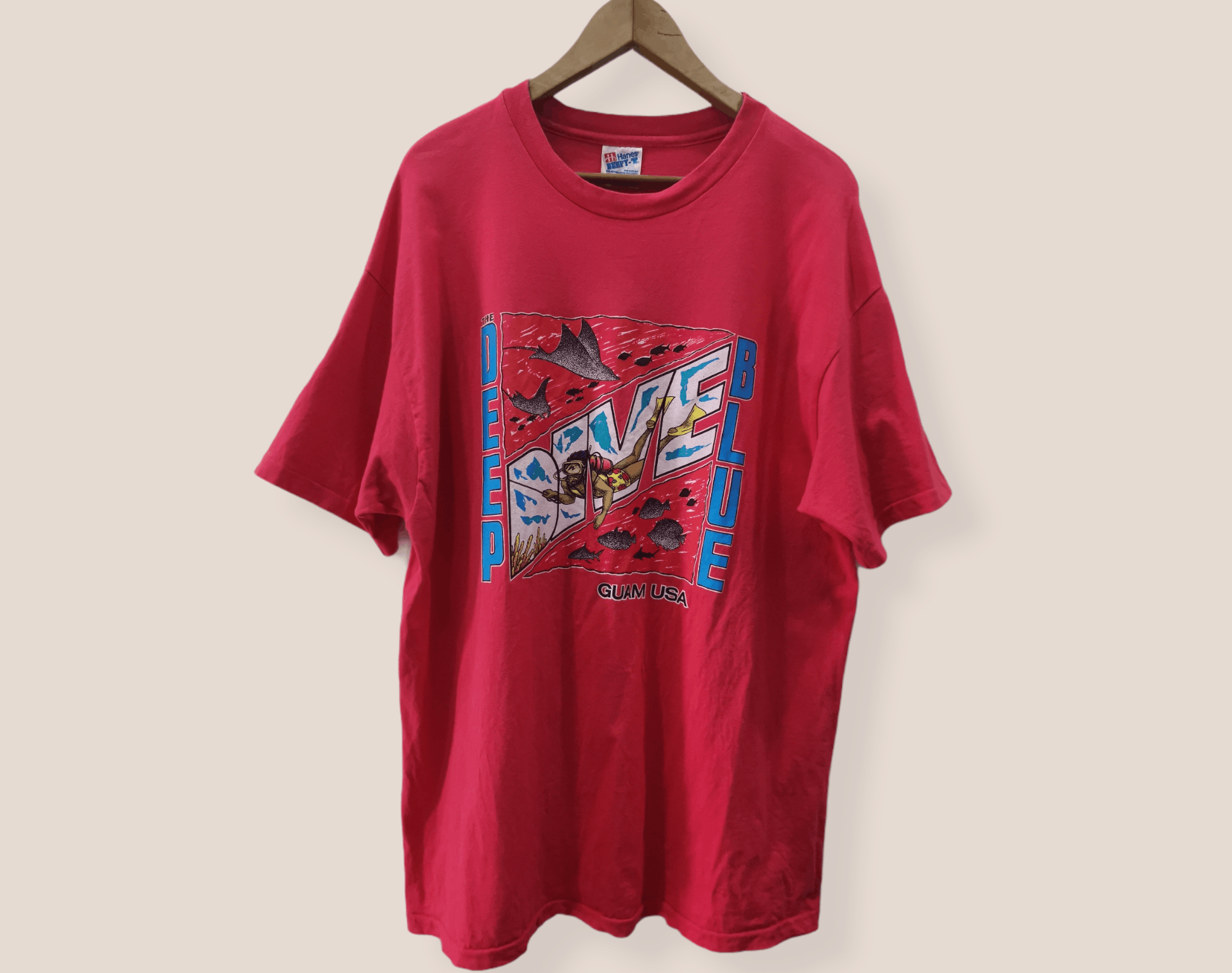 Vintage Vintage The Deep Blue Guam USA Tees Size US XL / EU 56 / 4 - 1 Thumbnail