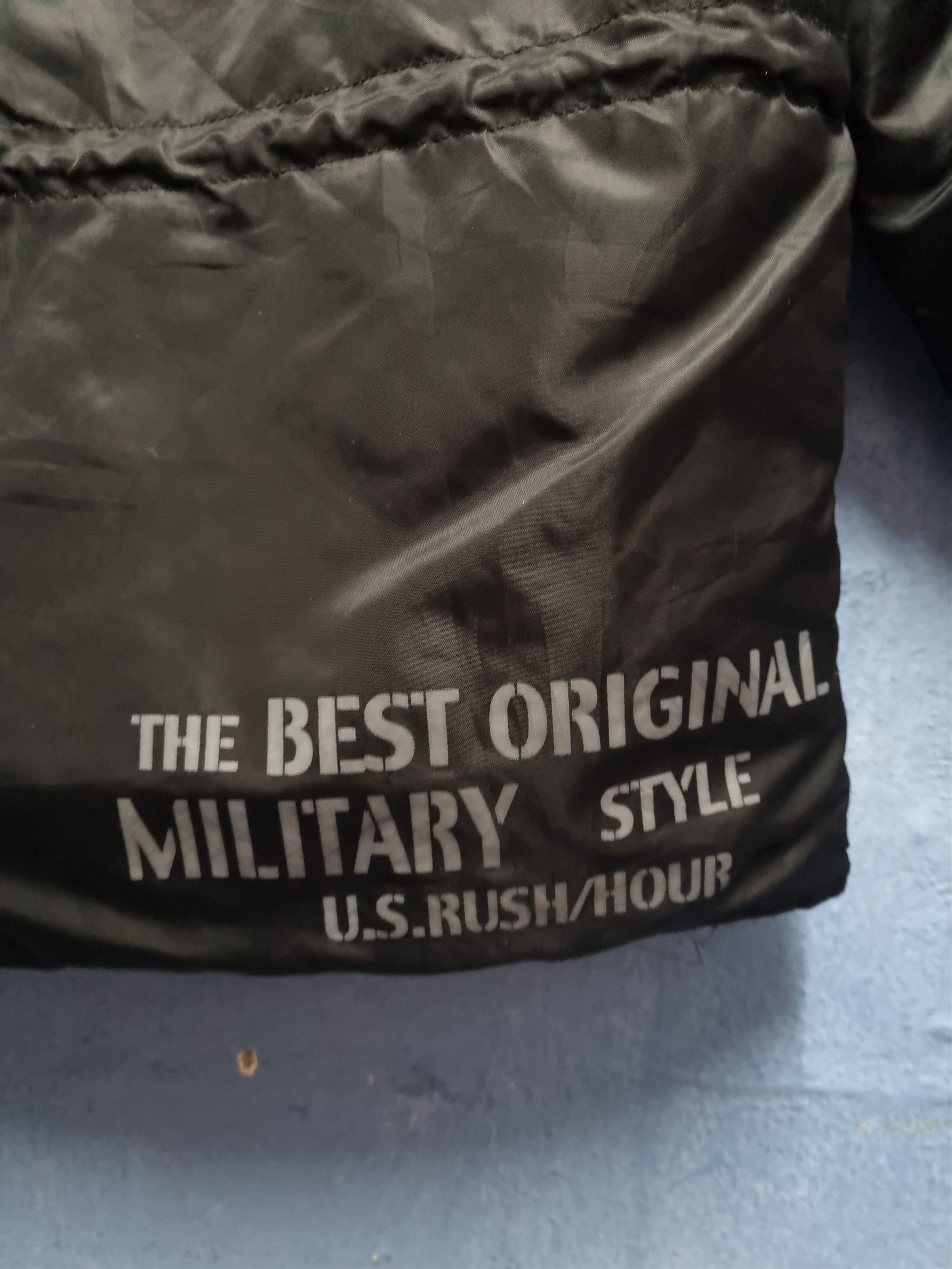 Japanese Brand Rush Hour Vintage Style Military Zipper Jacket Size US XS / EU 42 / 0 - 6 Thumbnail