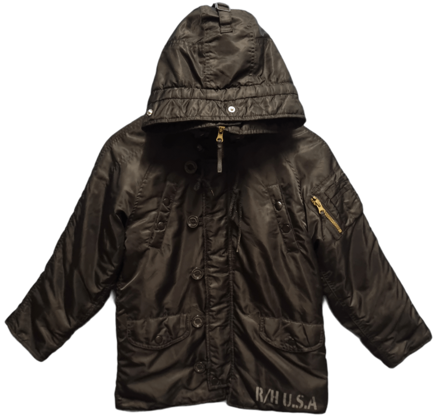 Japanese Brand Rush Hour Vintage Style Military Zipper Jacket Size US XS / EU 42 / 0 - 1 Thumbnail