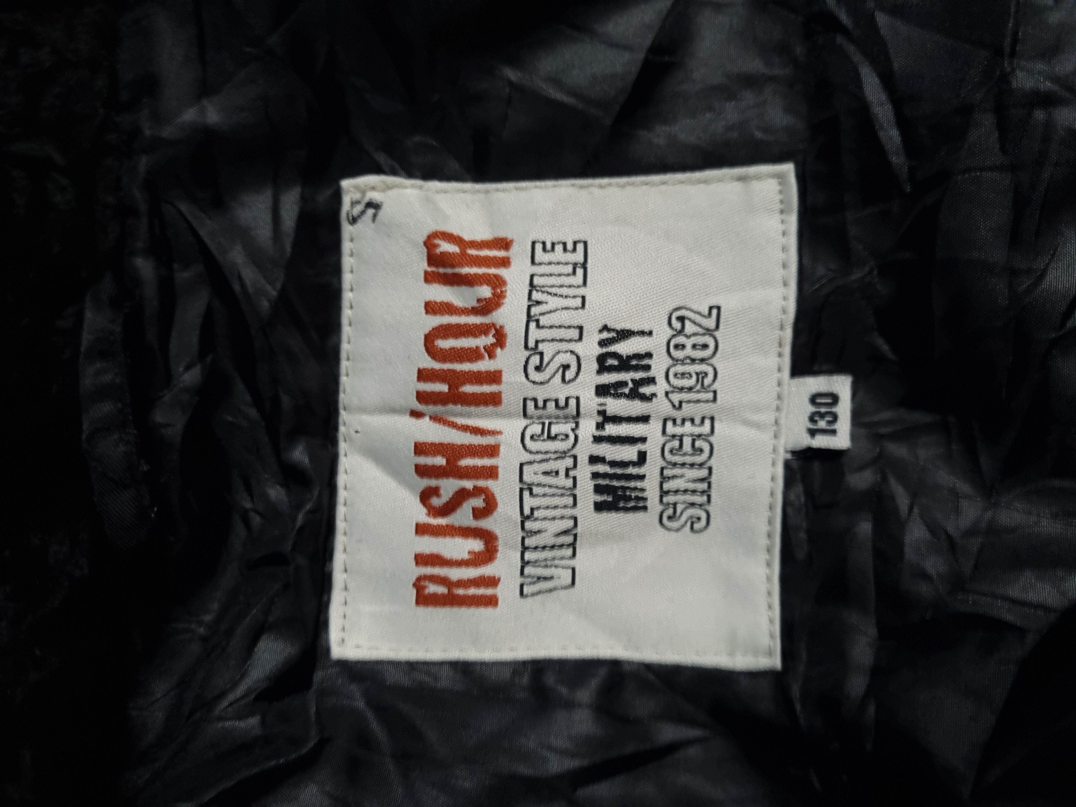 Japanese Brand Rush Hour Vintage Style Military Zipper Jacket Size US XS / EU 42 / 0 - 11 Thumbnail