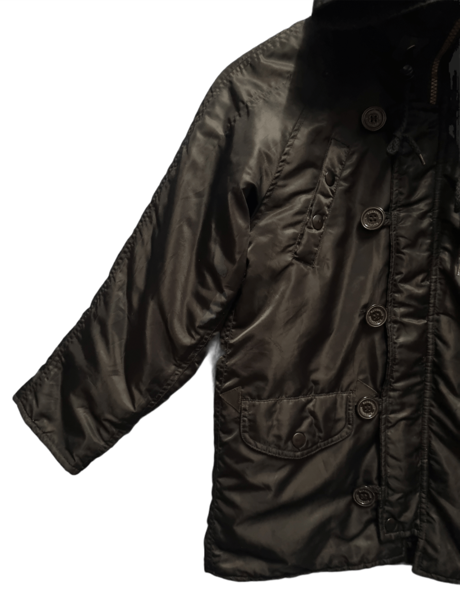 Japanese Brand Rush Hour Vintage Style Military Zipper Jacket Size US XS / EU 42 / 0 - 4 Thumbnail