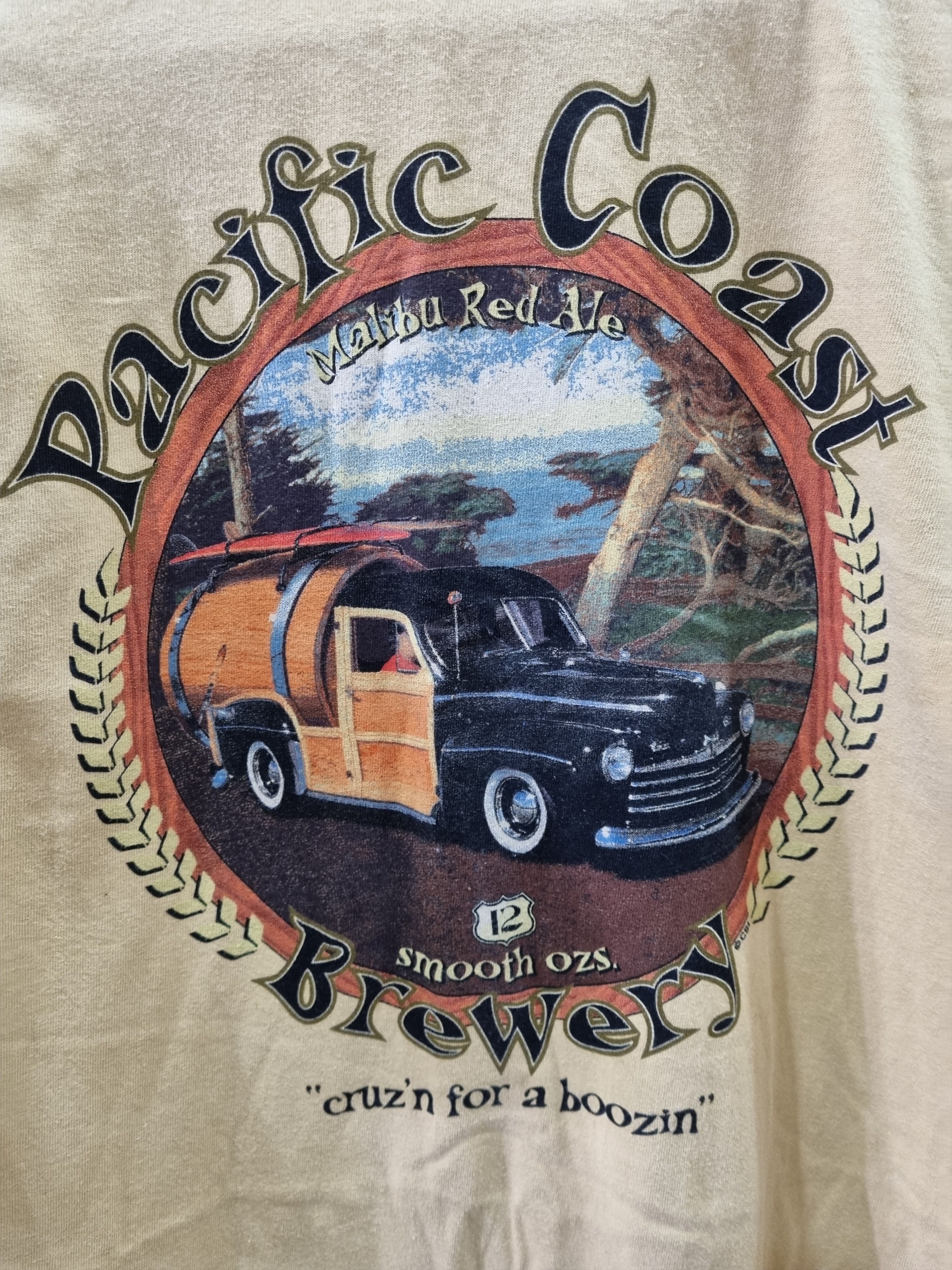 Vintage Vintage Crazy Shirt Pacific Coast Brewery Size US XL / EU 56 / 4 - 5 Thumbnail