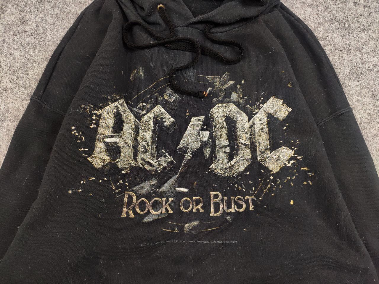 AC/DC Retro AC/DC Rock Or Bust Black Logo Hoodie Size US L / EU 52-54 / 3 - 11 Thumbnail