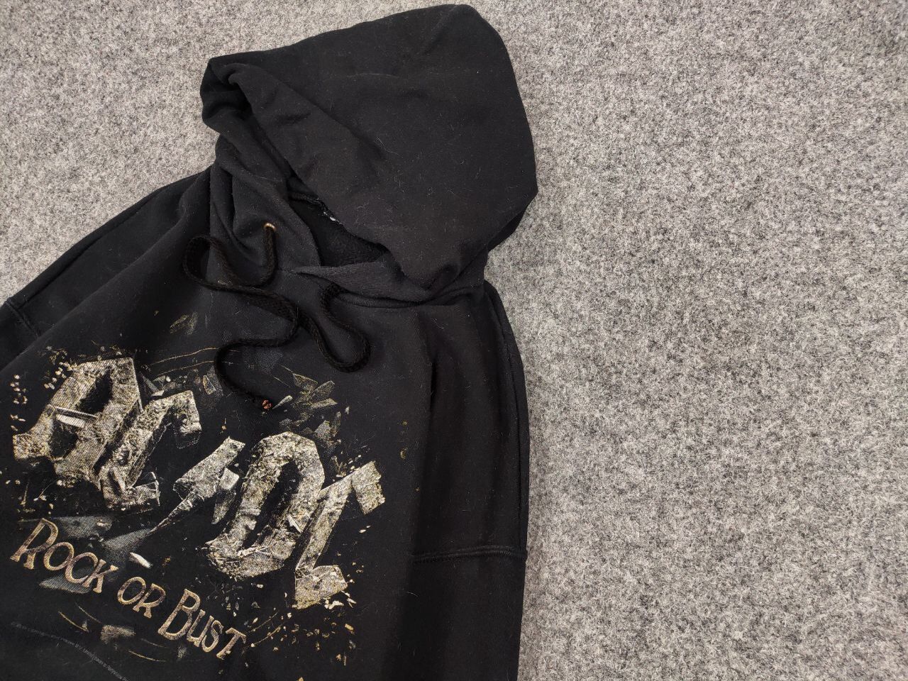 AC/DC Retro AC/DC Rock Or Bust Black Logo Hoodie Size US L / EU 52-54 / 3 - 4 Thumbnail