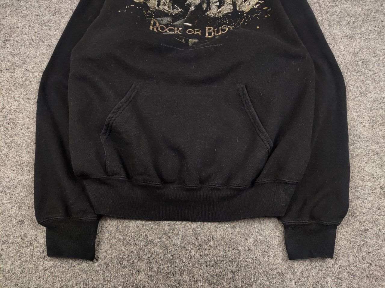 AC/DC Retro AC/DC Rock Or Bust Black Logo Hoodie Size US L / EU 52-54 / 3 - 9 Thumbnail