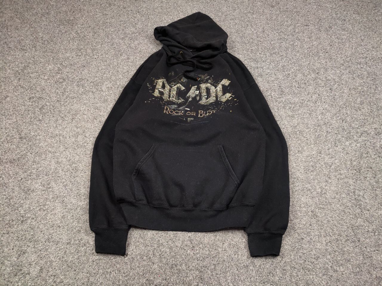 AC/DC Retro AC/DC Rock Or Bust Black Logo Hoodie Size US L / EU 52-54 / 3 - 2 Thumbnail