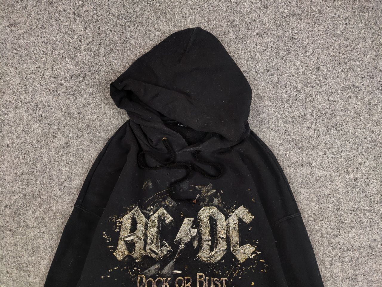AC/DC Retro AC/DC Rock Or Bust Black Logo Hoodie Size US L / EU 52-54 / 3 - 8 Thumbnail