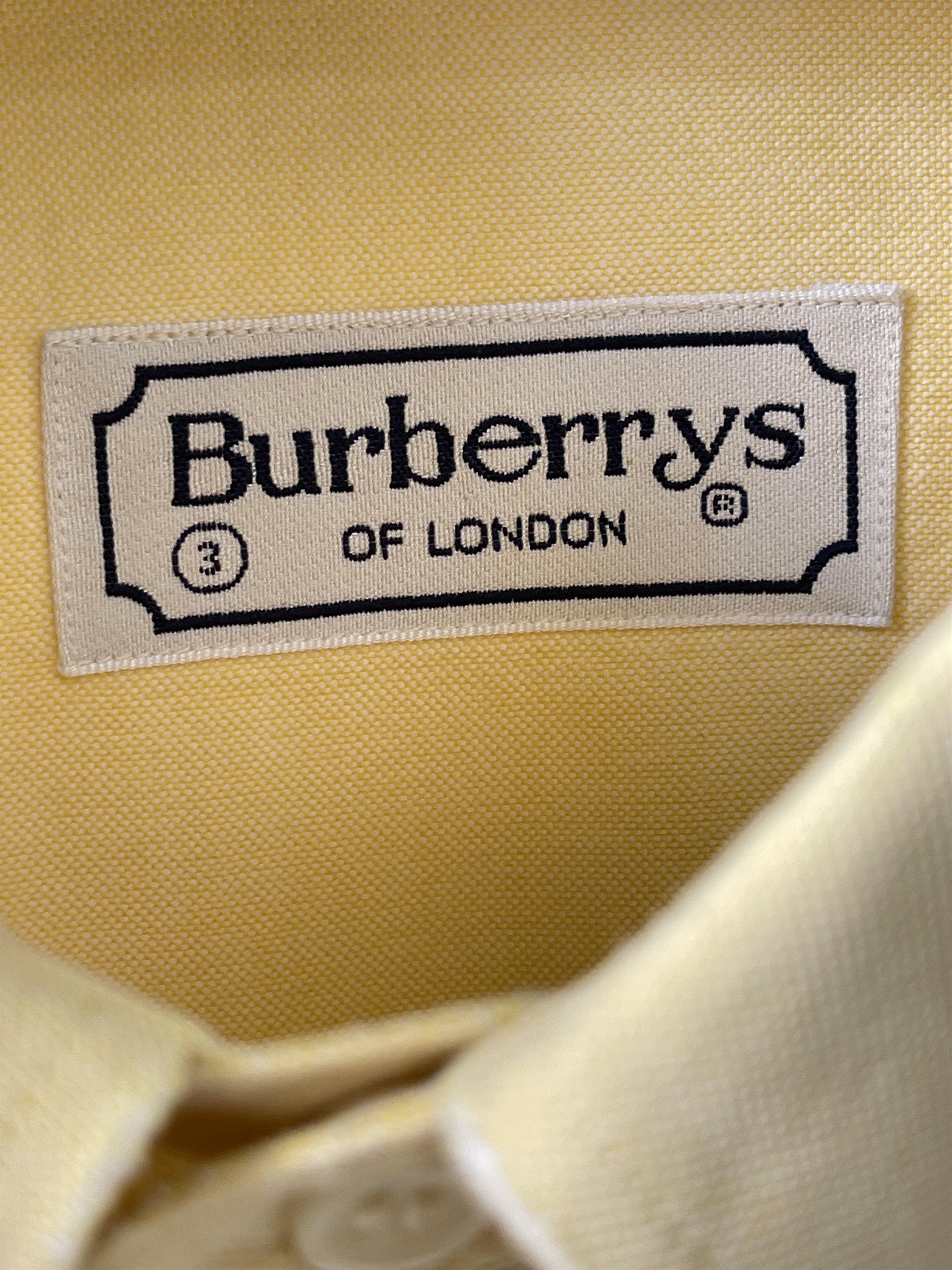 Burberry 🔥 Burberry yellow shirt blue logo size L Size US L / EU 52-54 / 3 - 4 Thumbnail