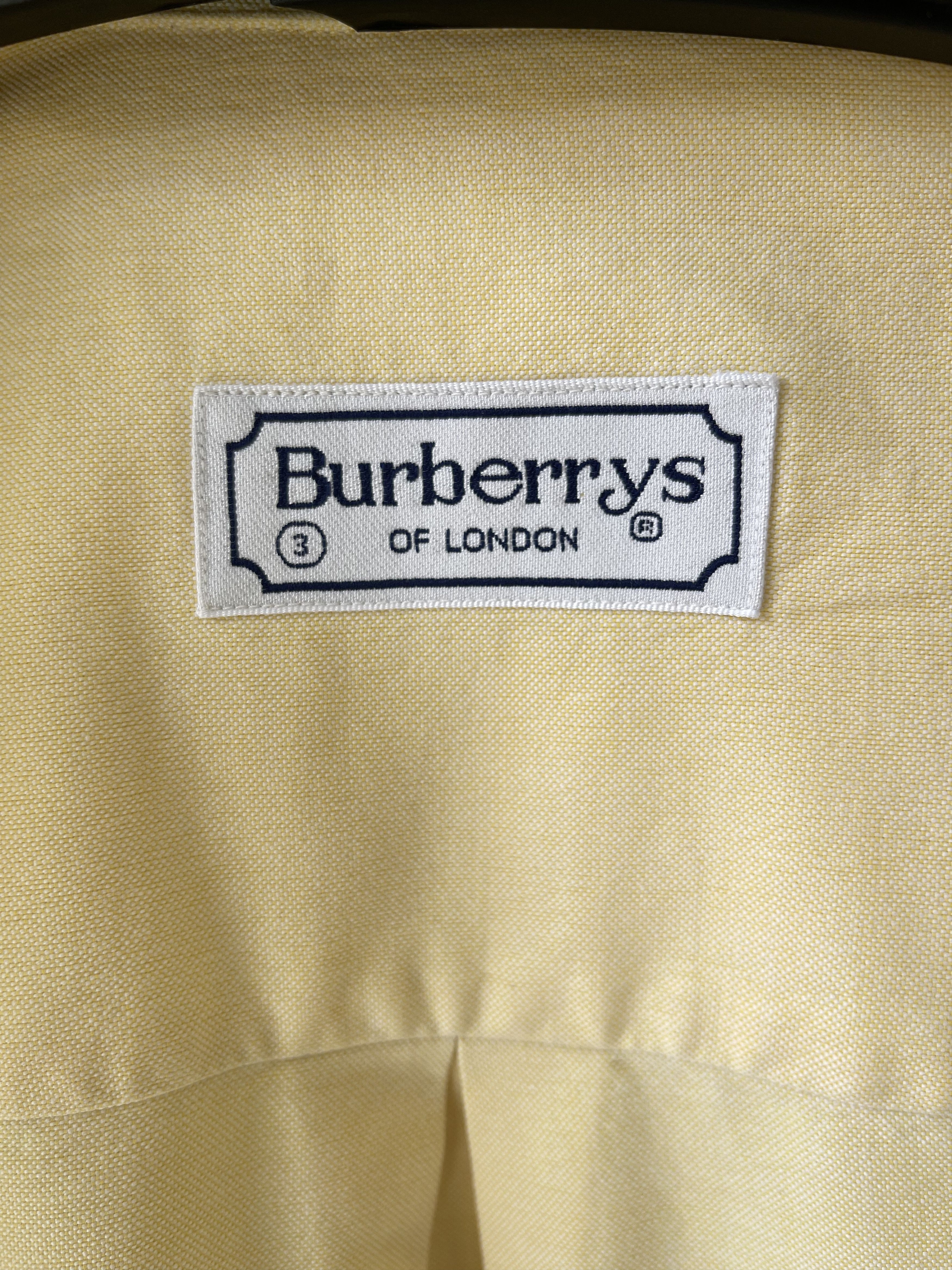 Burberry 🔥 Burberry yellow shirt blue logo size L Size US L / EU 52-54 / 3 - 5 Thumbnail