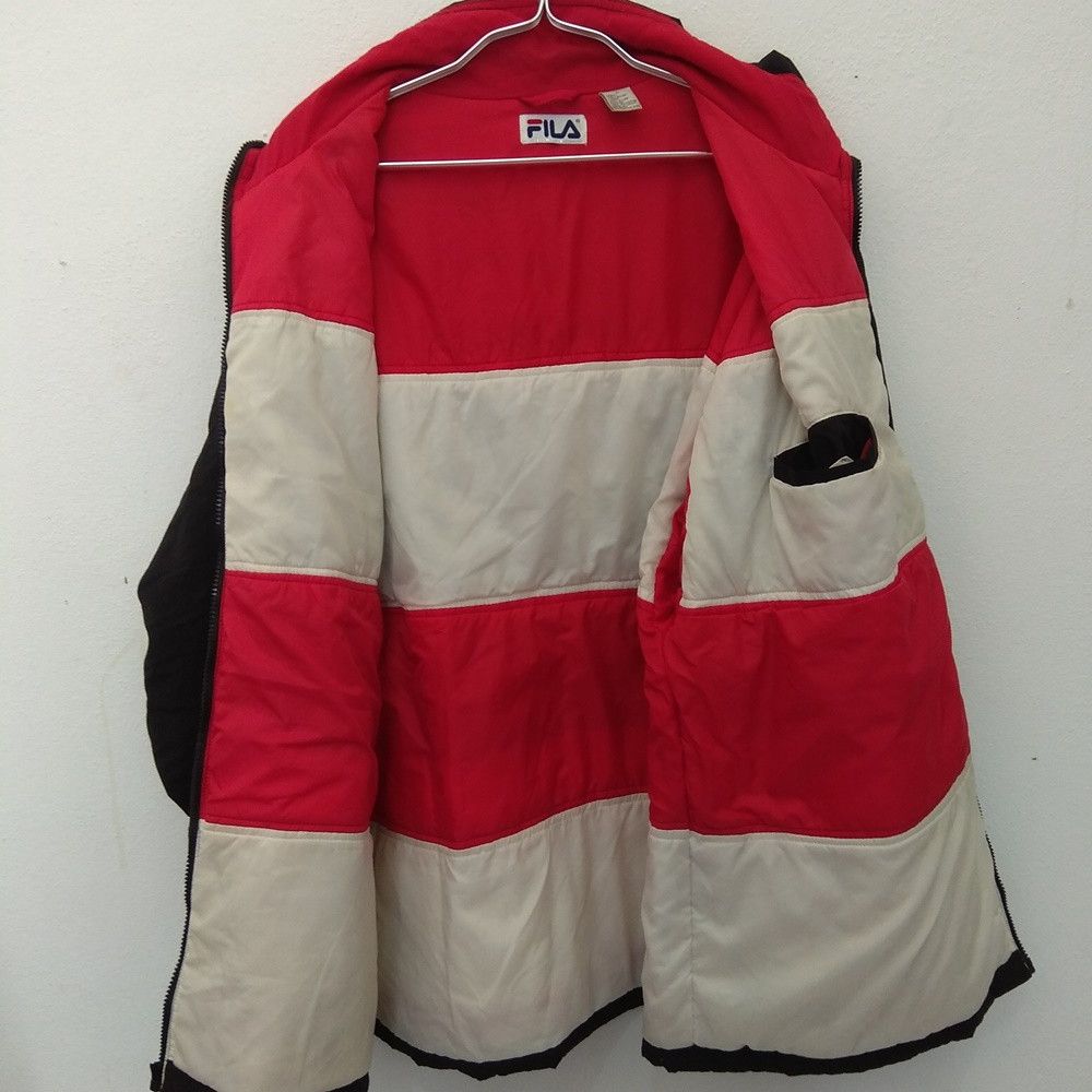 Fila Vintage Fila Italia Big Logo Sports Padded Puffer Jacket Size US L / EU 52-54 / 3 - 8 Thumbnail