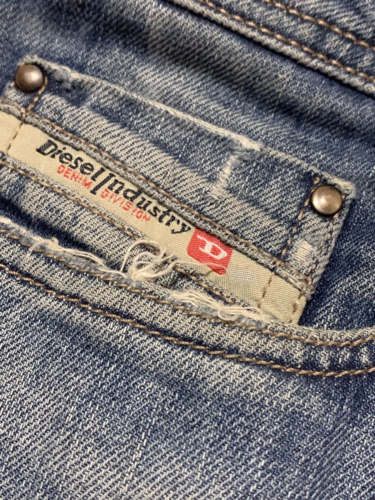 Diesel × Vintage Diesel Riang Distressed Regular Pants Size US 36 / EU 52 - 3 Thumbnail