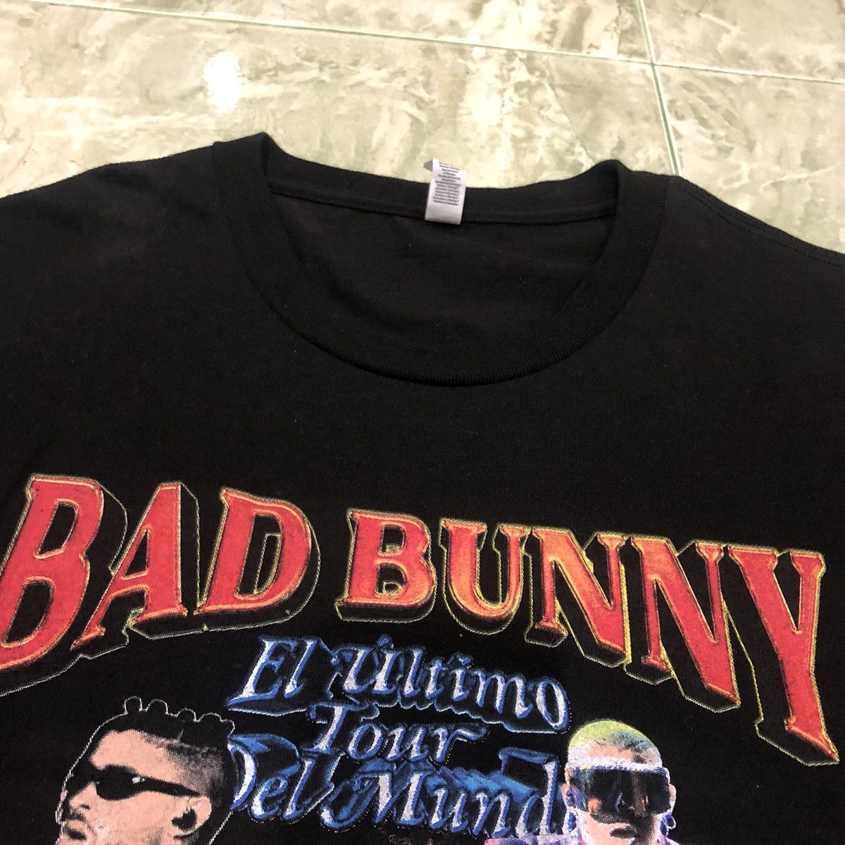 Band Tees Bad Bunny Tour T Shirt Size US XXL / EU 58 / 5 - 4 Thumbnail