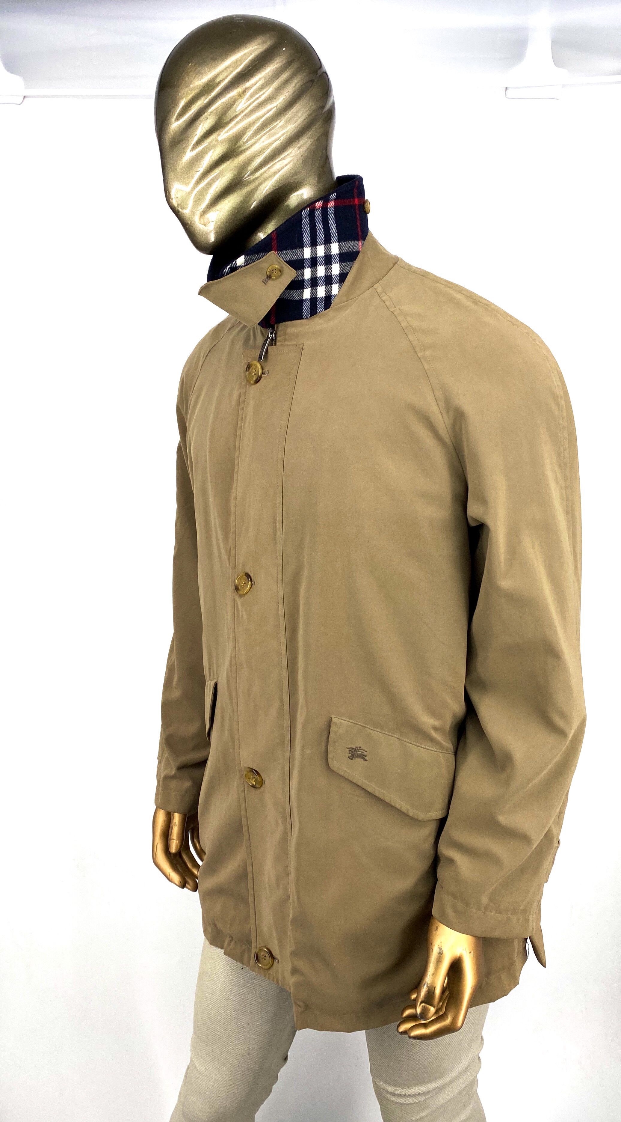 Burberry 🔥 burberry PARKA camel downJACKET Large 54 it checkred Size US L / EU 52-54 / 3 - 1 Thumbnail